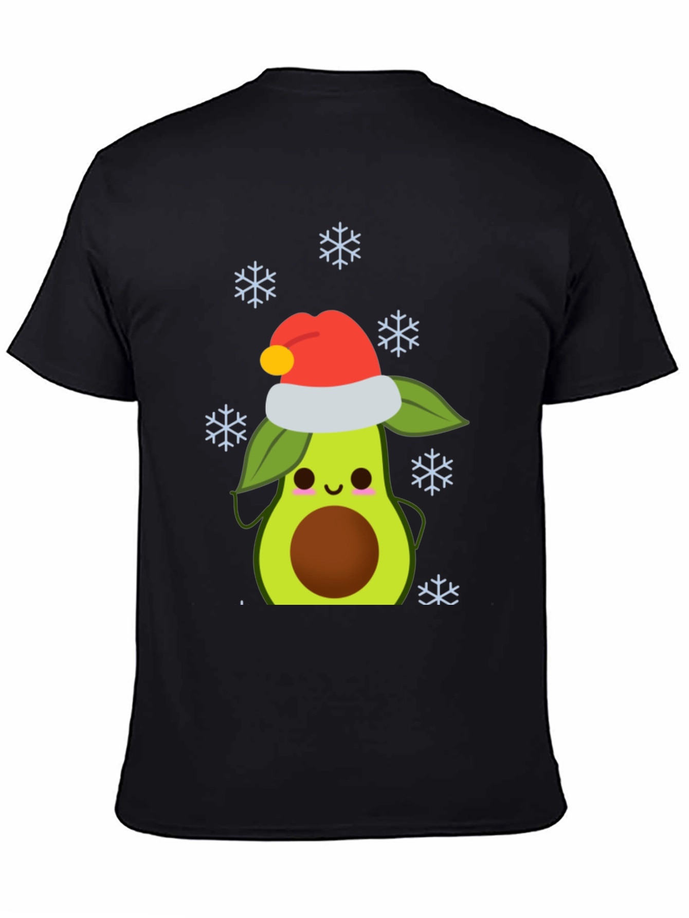 Christmas Avocado Santa T-Shirt
