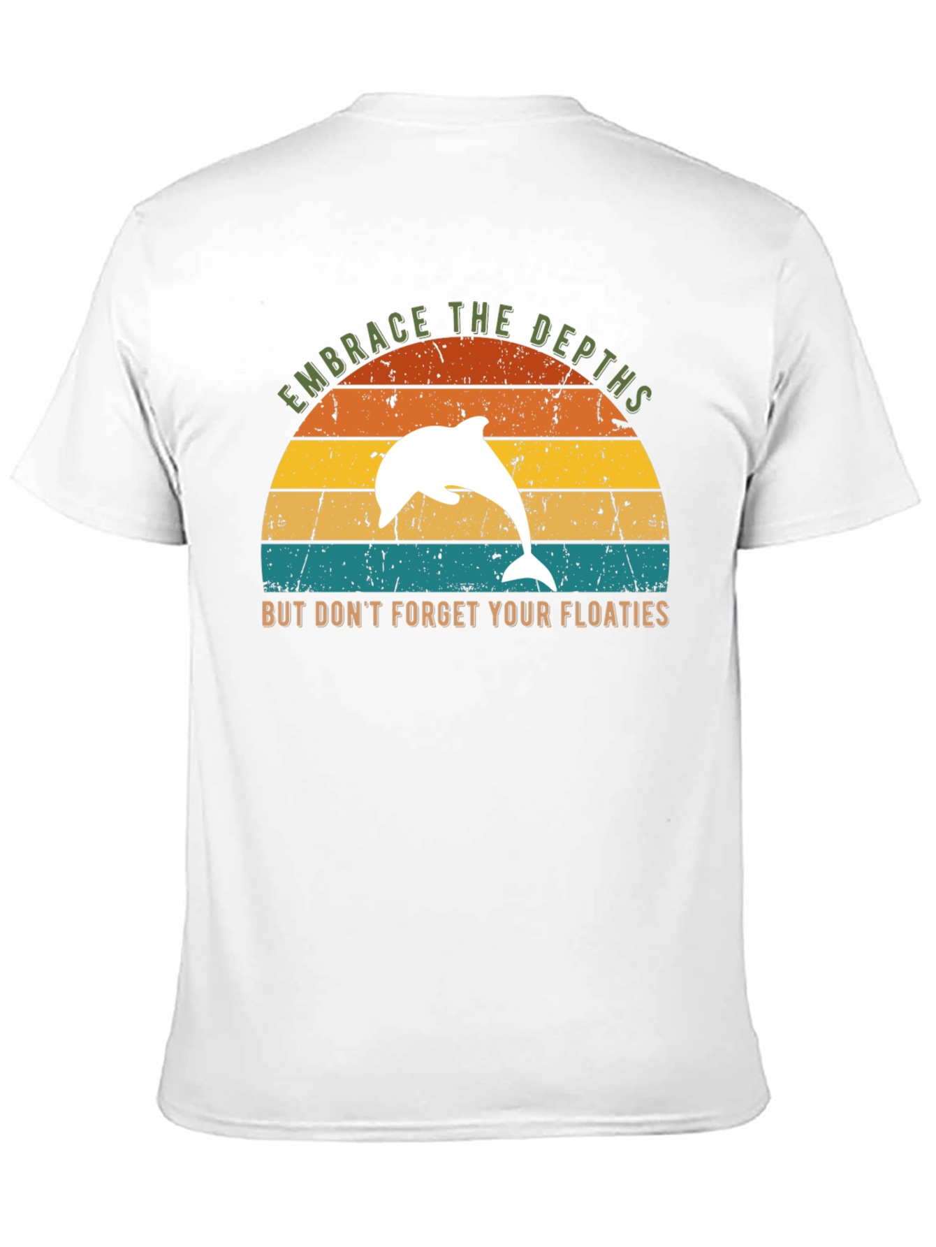 Embrace the Depths Dolphin Graphic T-Shirt