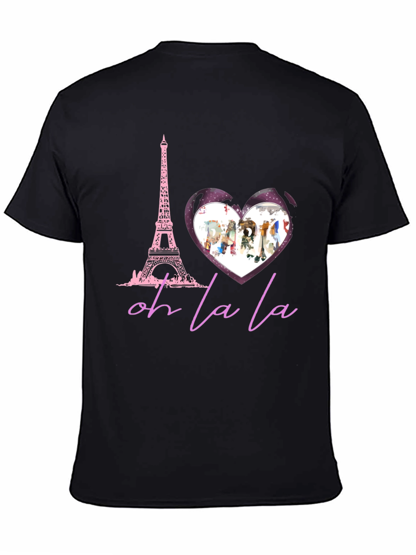 Paris Eiffel Tower Oh La La Graphic T-Shirt