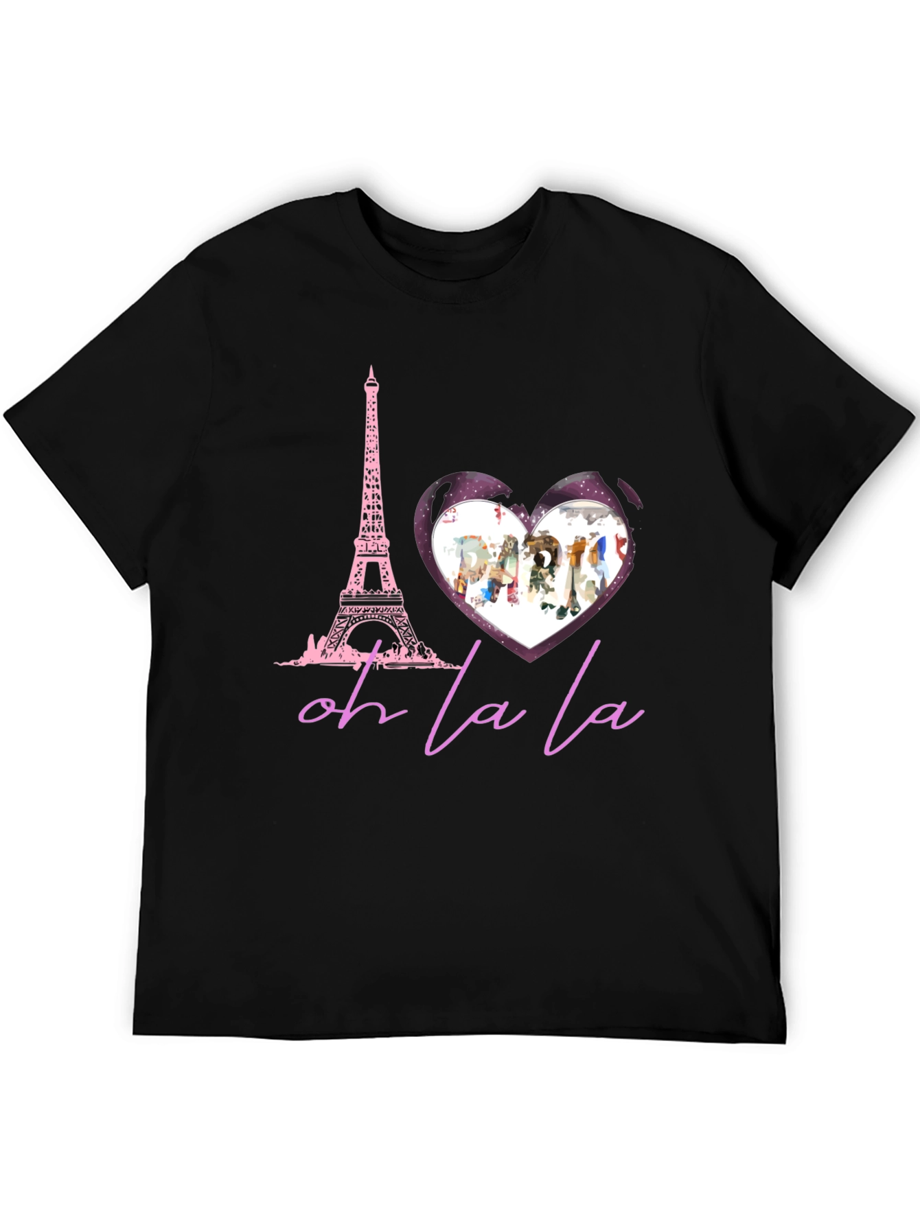 Paris Eiffel Tower Oh La La Graphic T-Shirt