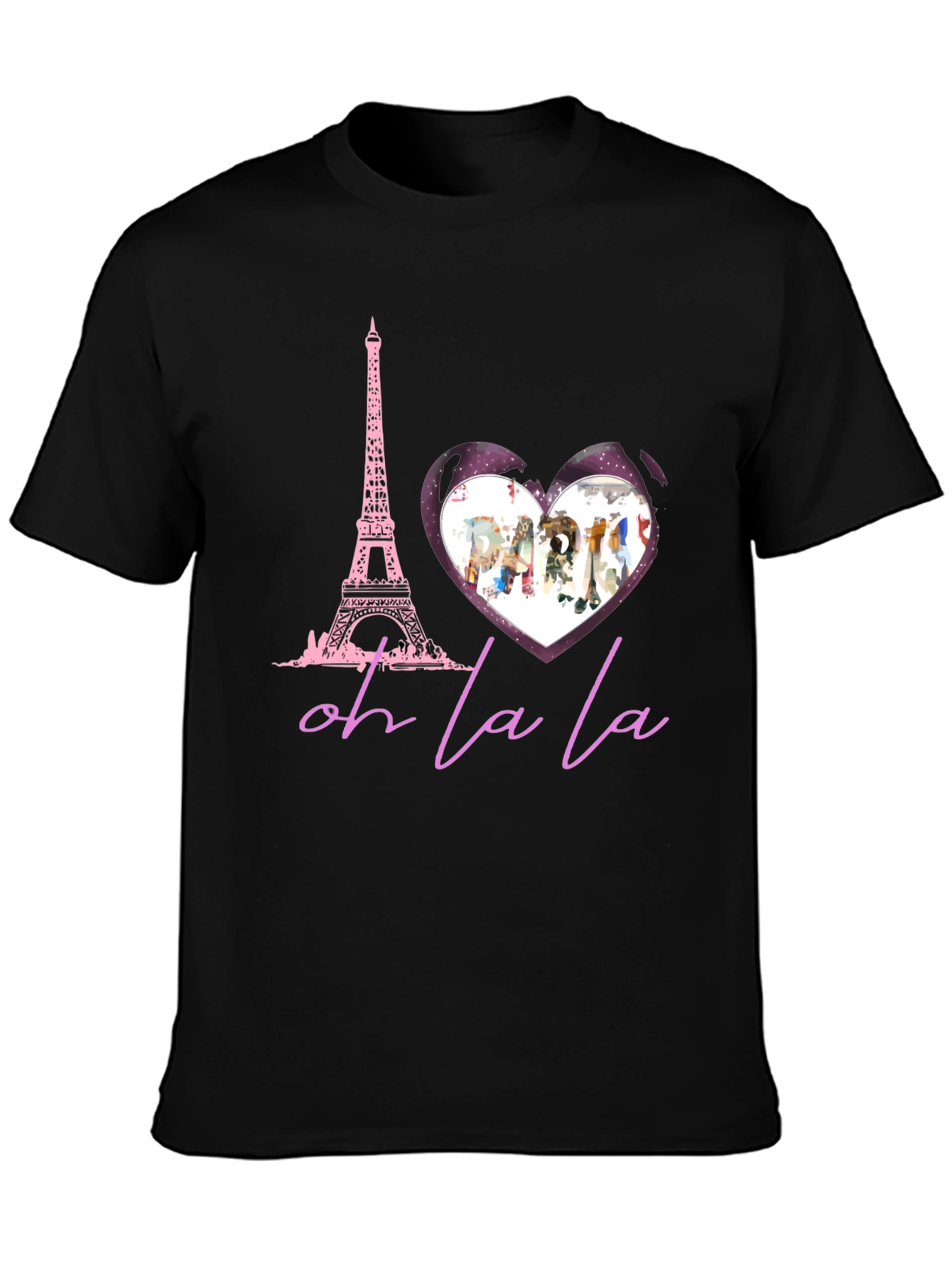 Paris Eiffel Tower Oh La La Graphic T-Shirt