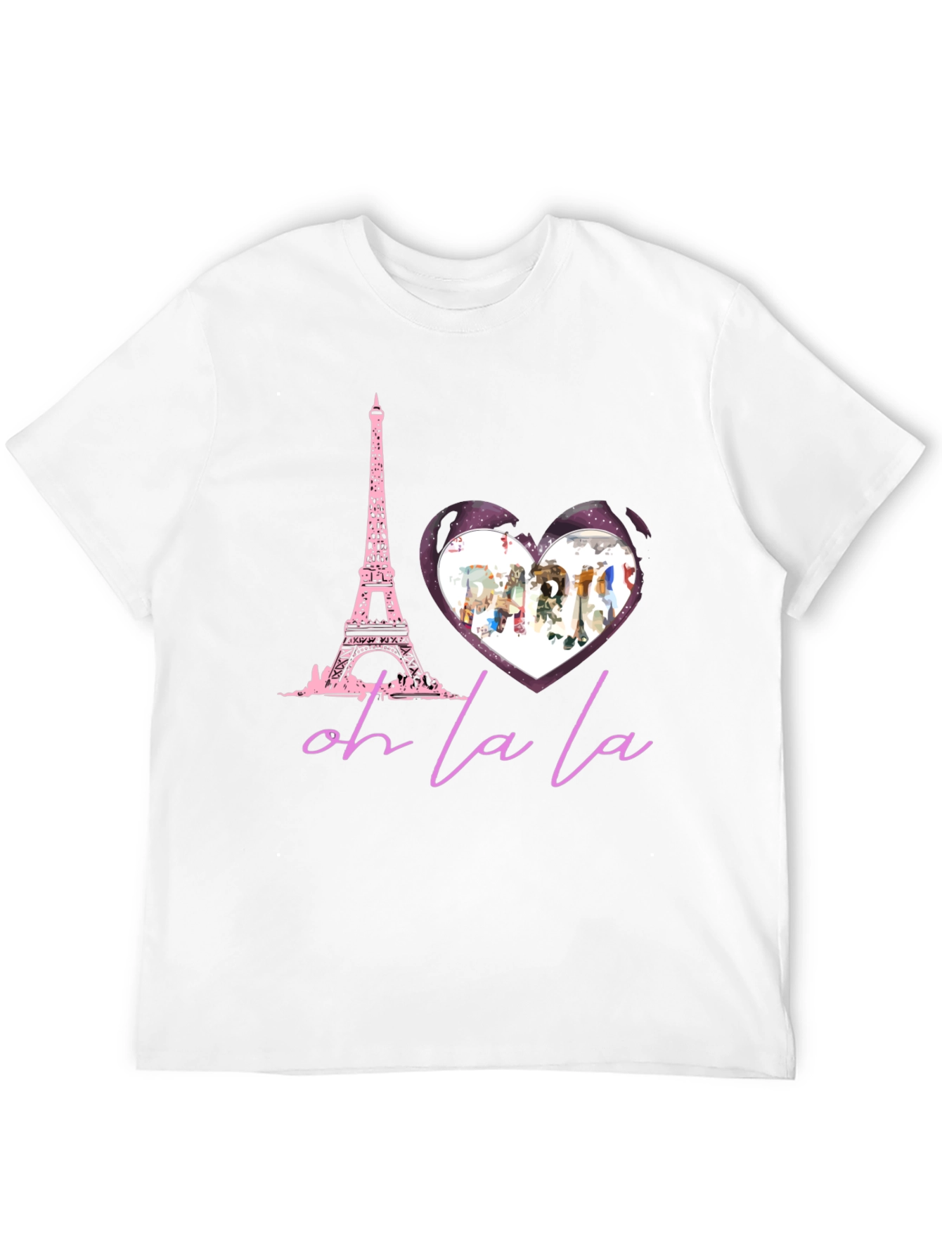 Paris Eiffel Tower Oh La La Graphic T-Shirt