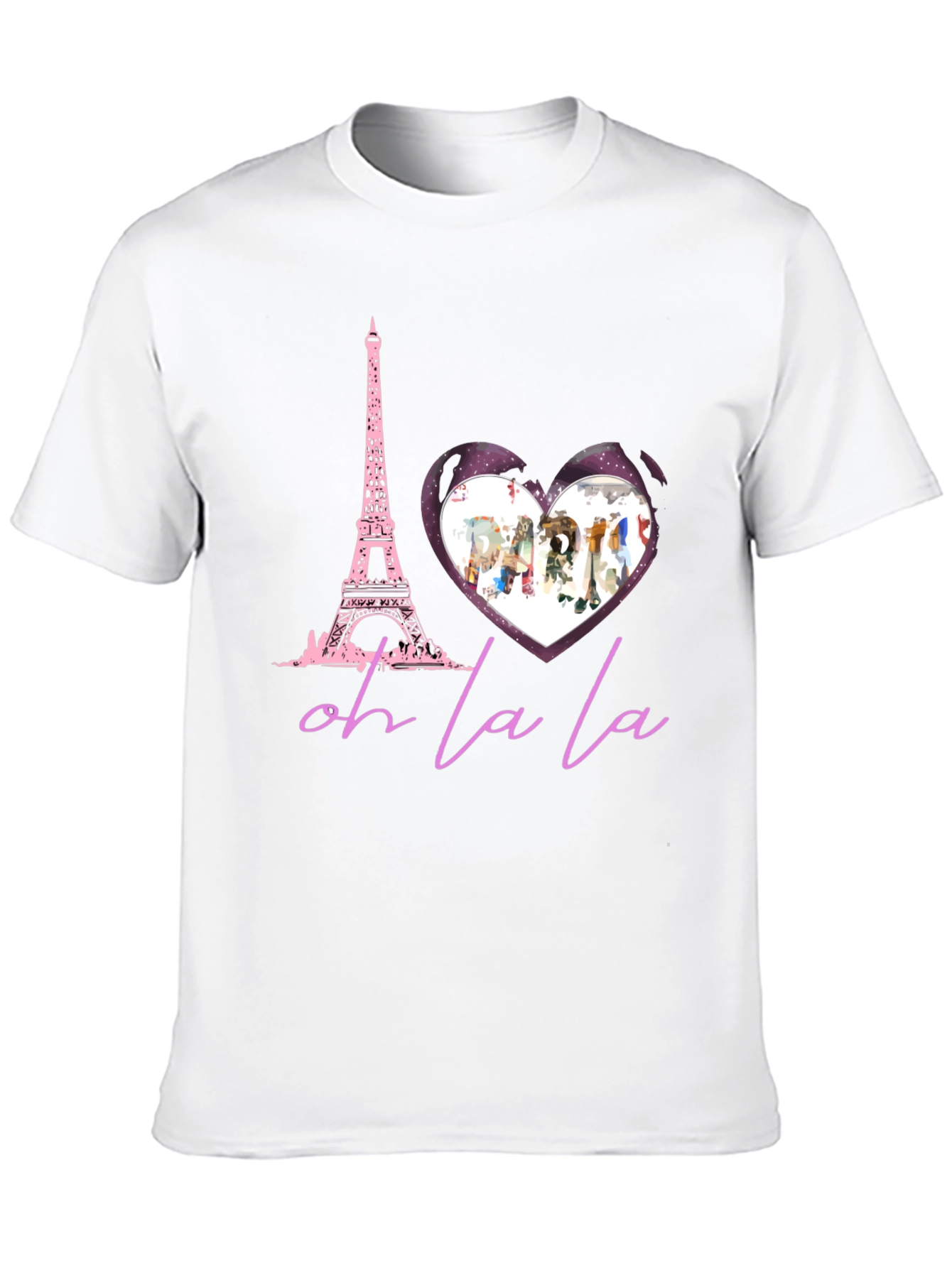 Paris Eiffel Tower Oh La La Graphic T-Shirt