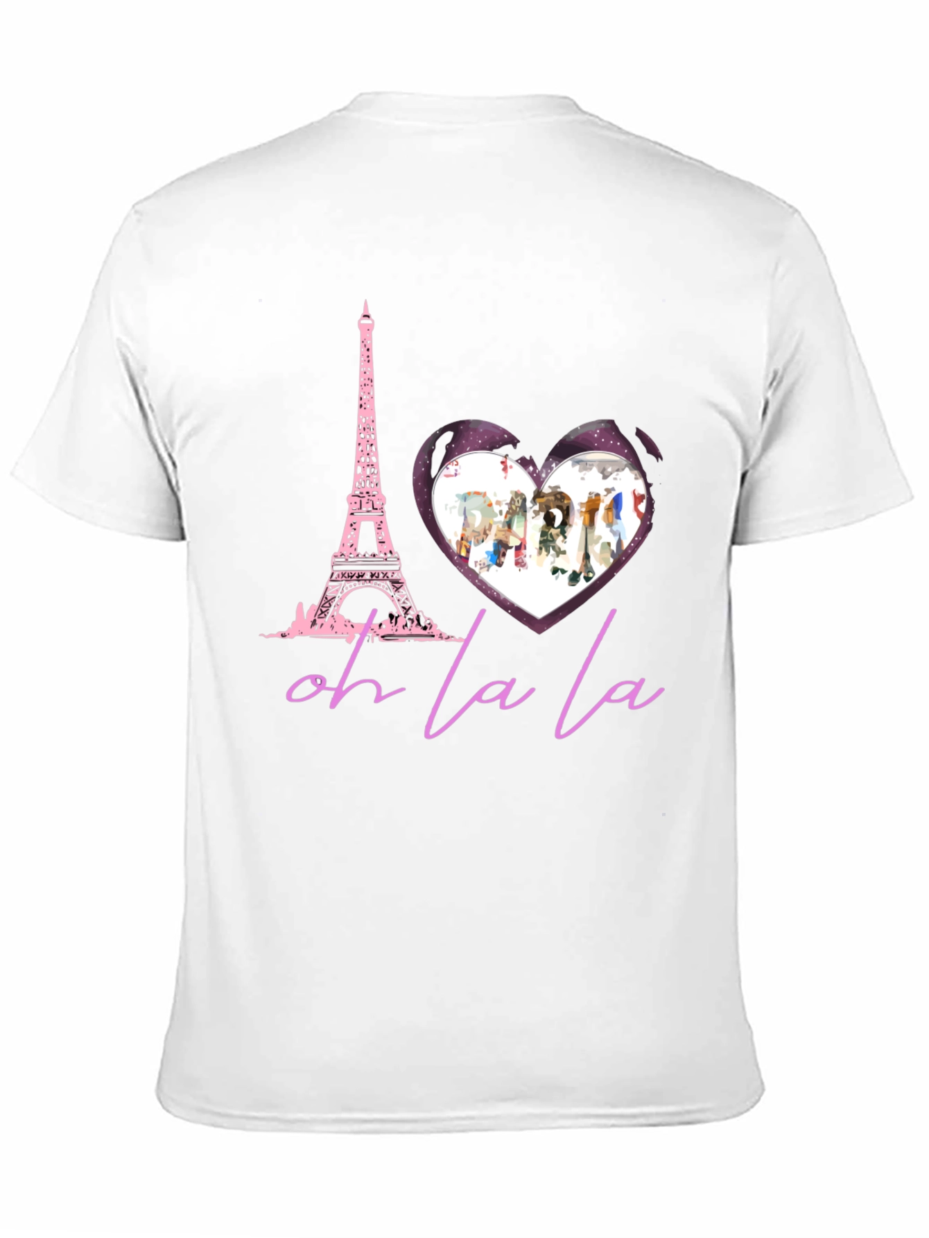 Paris Eiffel Tower Oh La La Graphic T-Shirt