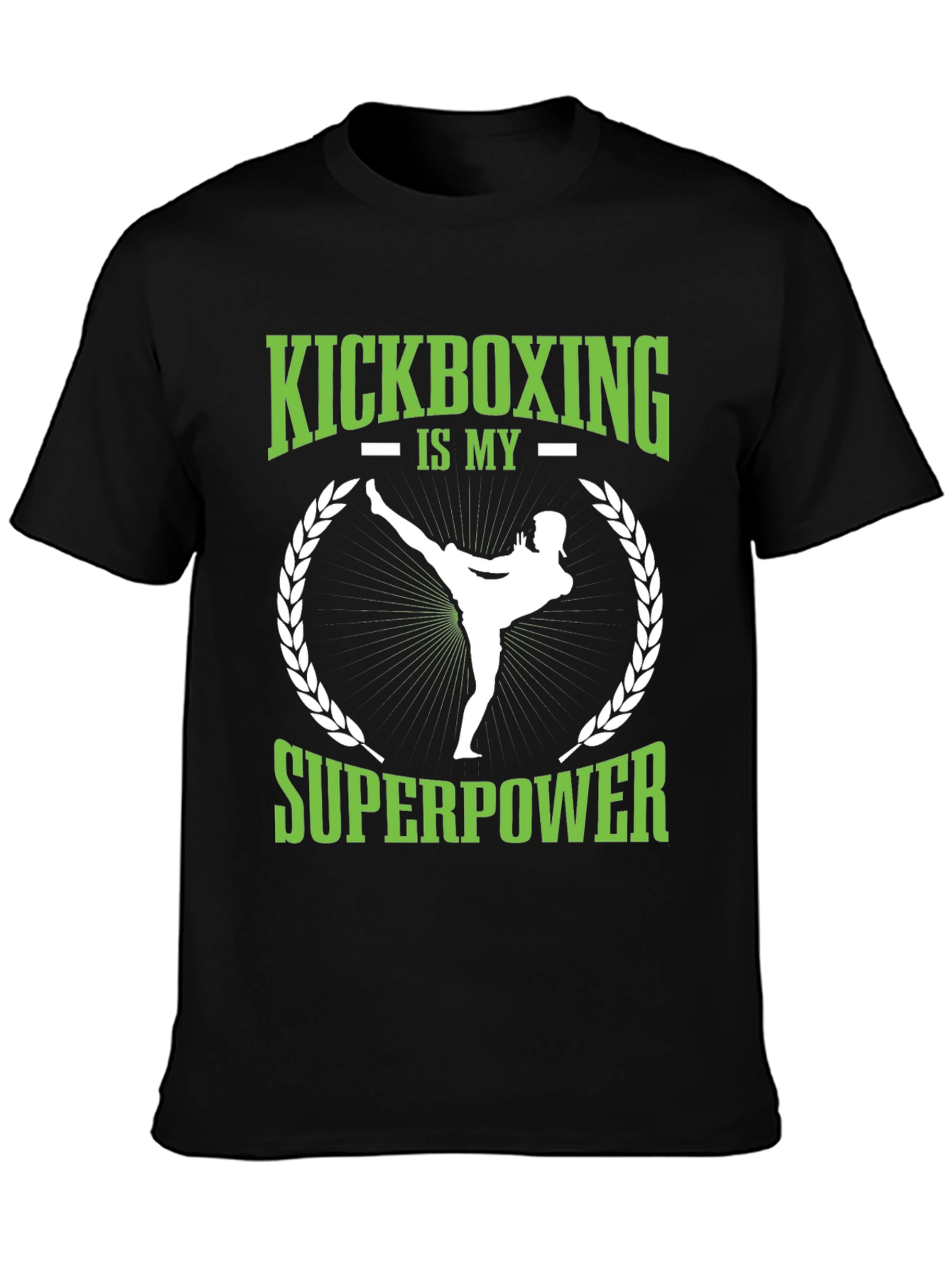 Kickboxing Superpower Graphic T-Shirt