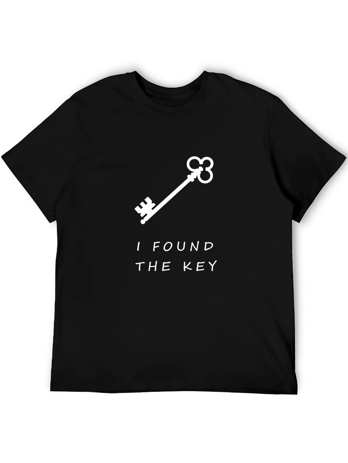 I Found The Key Graphic T-Shirt - Black