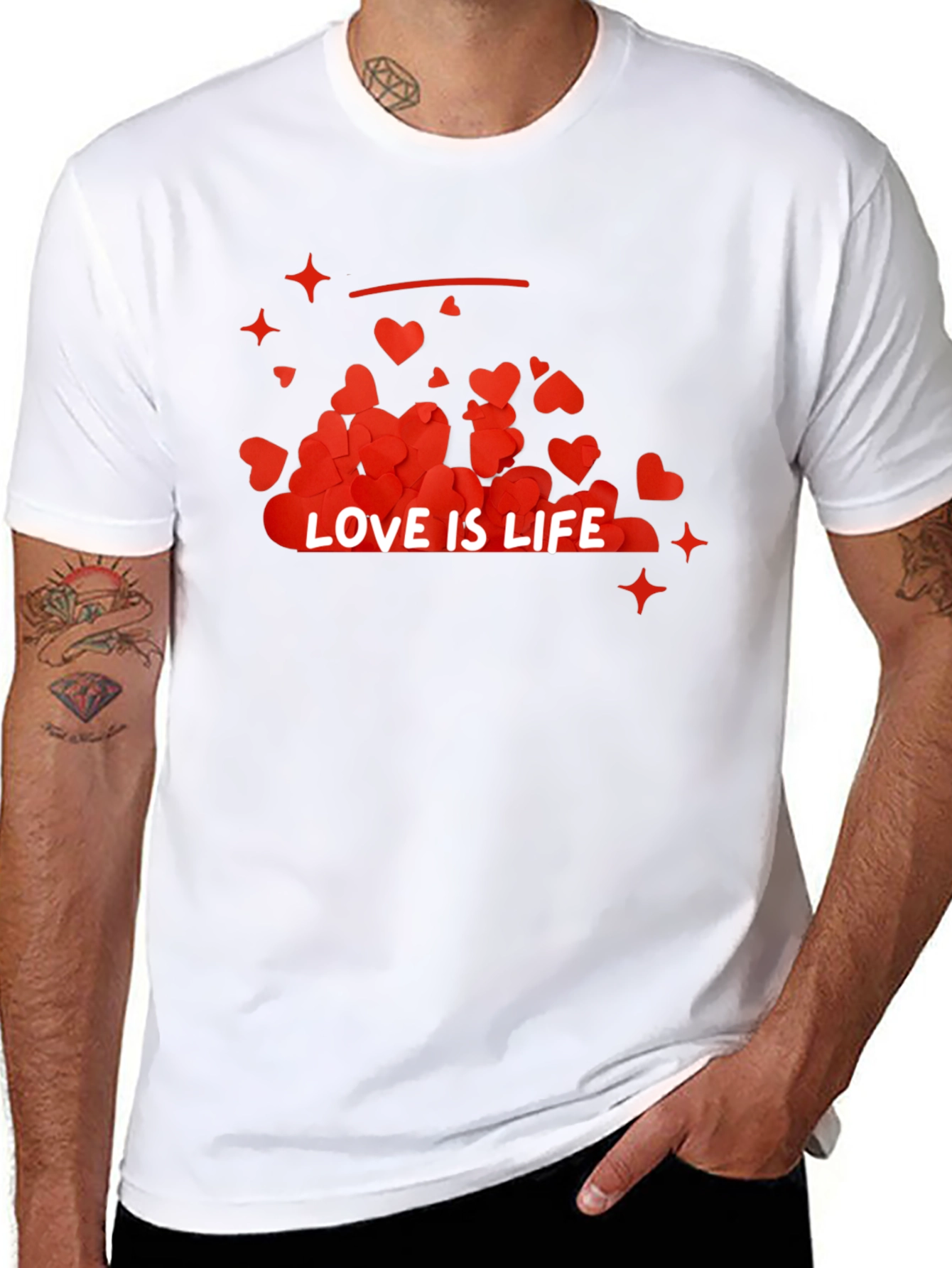 Love is Life Graphic Tee - Trendy Casual Wear