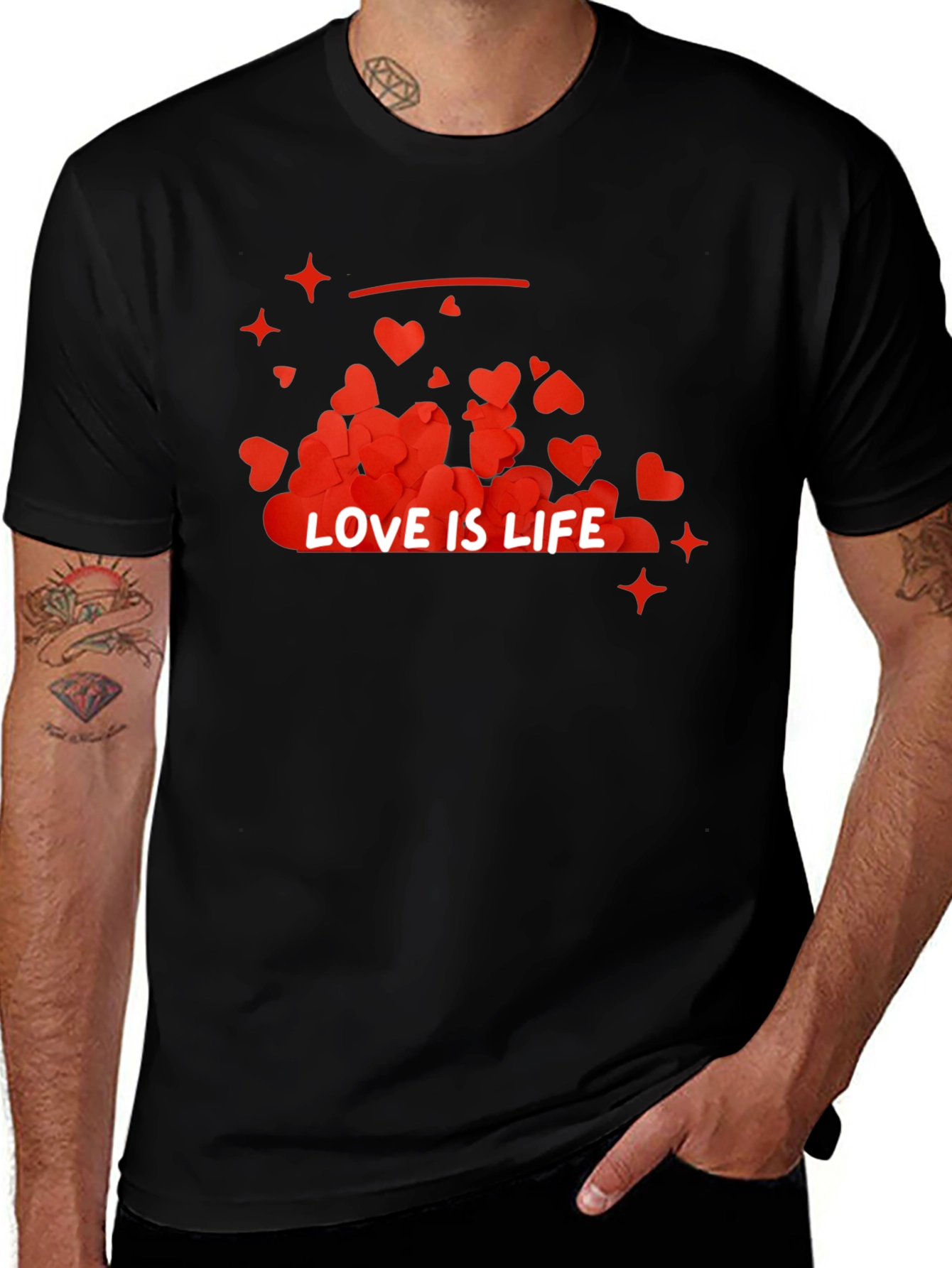 Love is Life Graphic Tee - Trendy Casual Wear