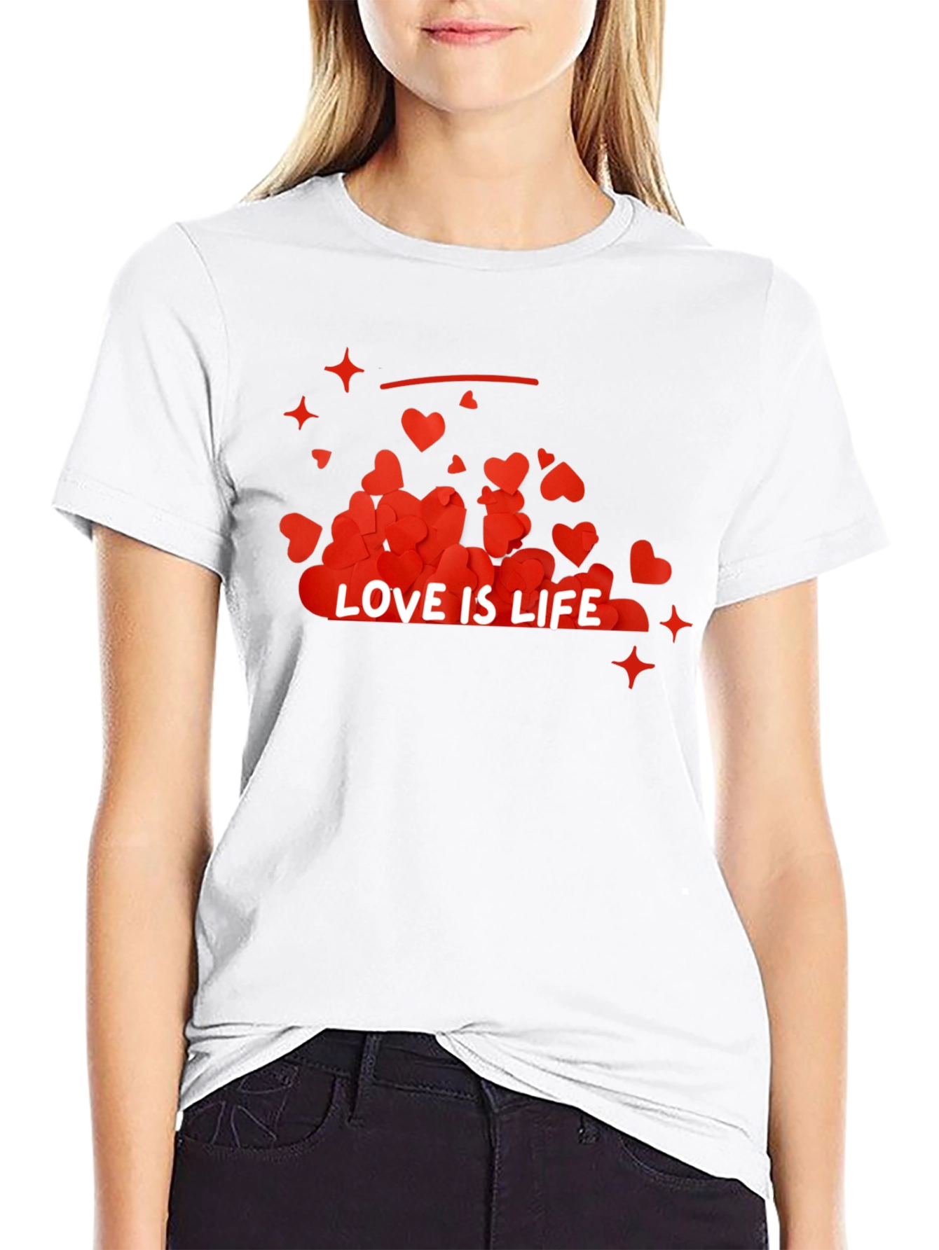 Love is Life Graphic Tee - Trendy Casual Wear