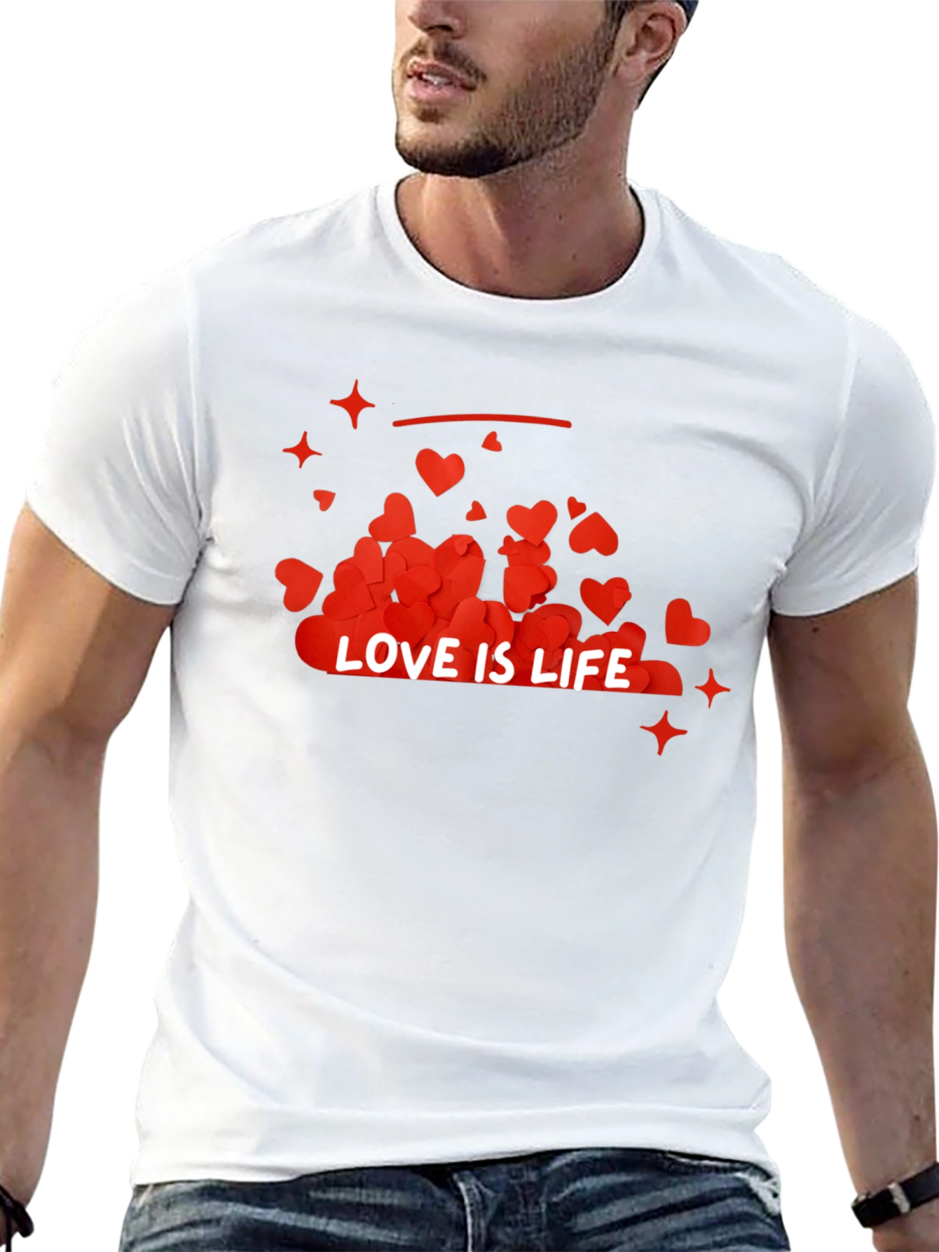 Love is Life Graphic Tee - Trendy Casual Wear