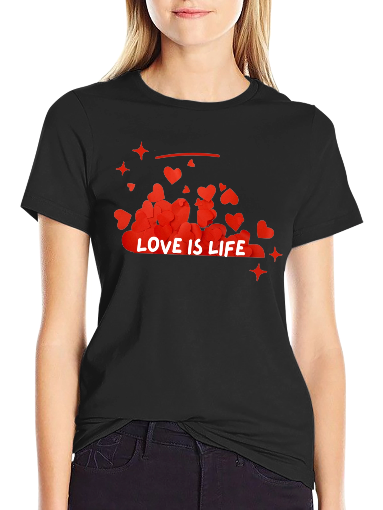 Love is Life Graphic Tee - Trendy Casual Wear