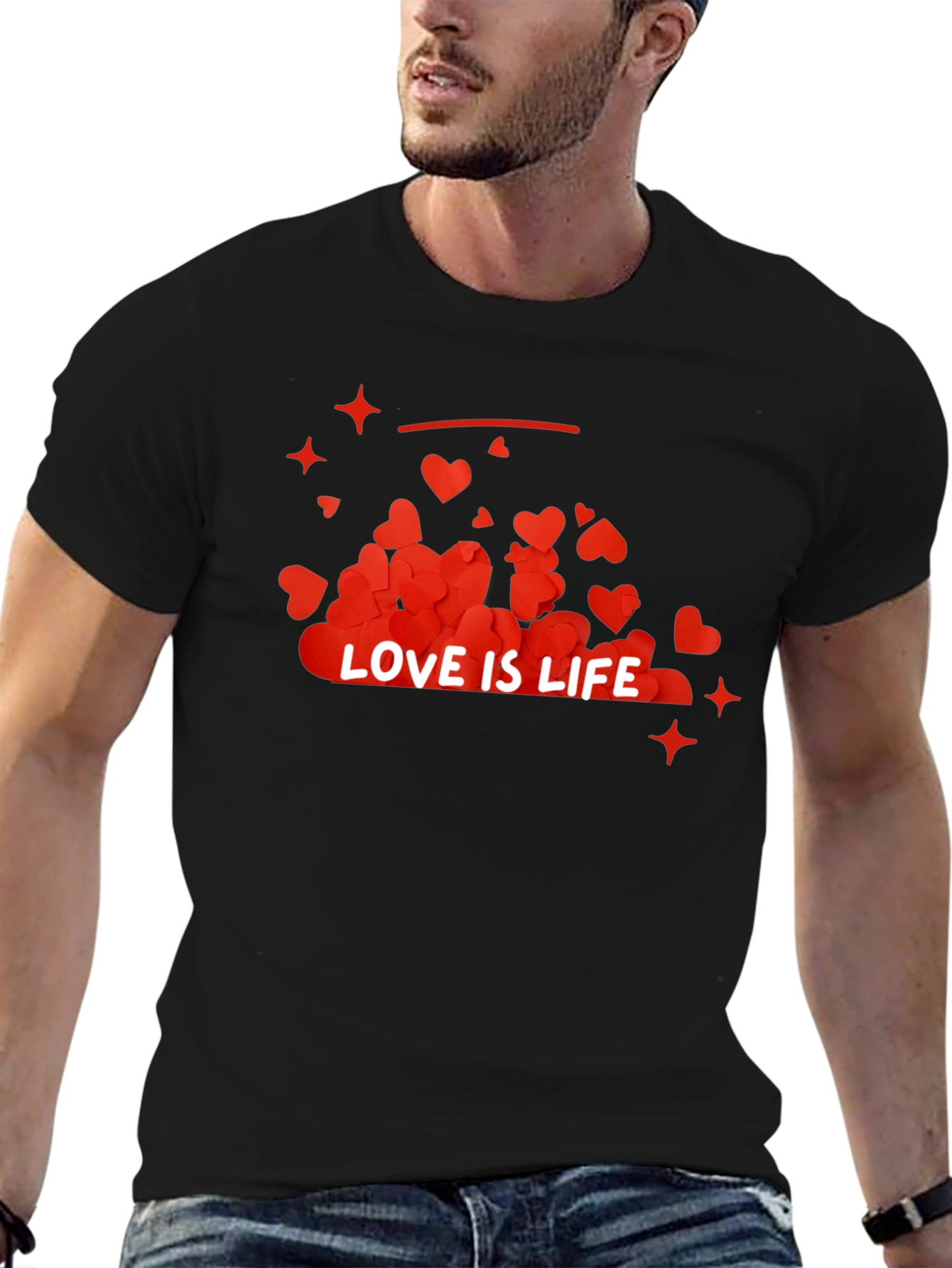 Love is Life Graphic Tee - Trendy Casual Wear