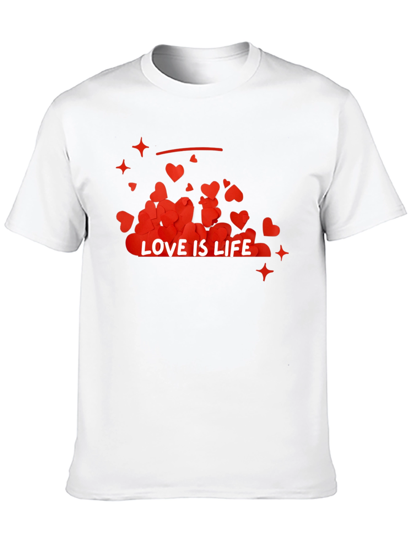 Love is Life Graphic Tee - Trendy Casual Wear