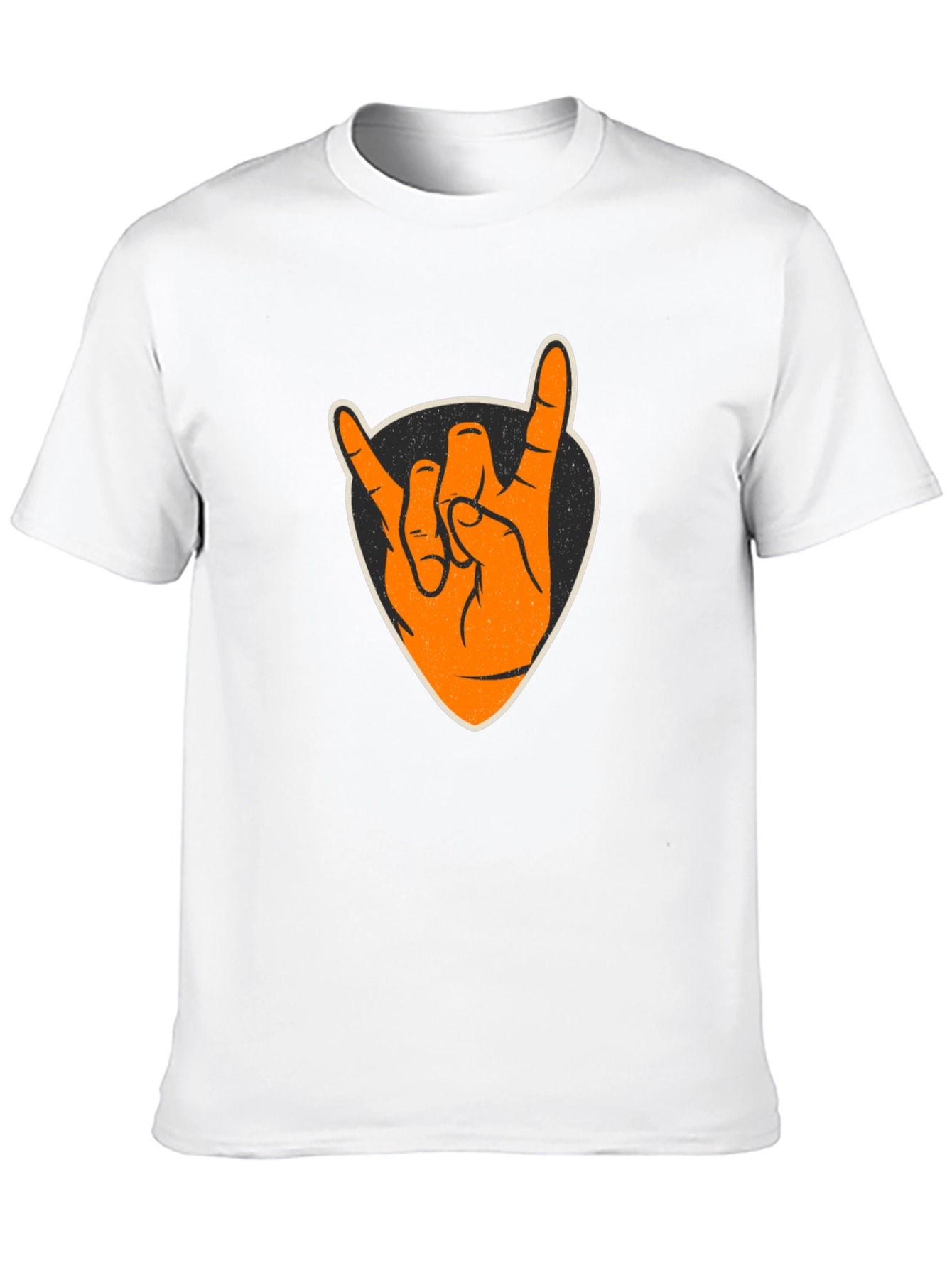 Rock On Hand T-Shirt - Black