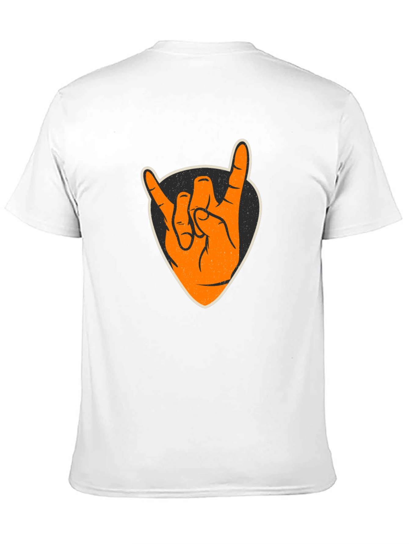 Rock On Hand T-Shirt - Black