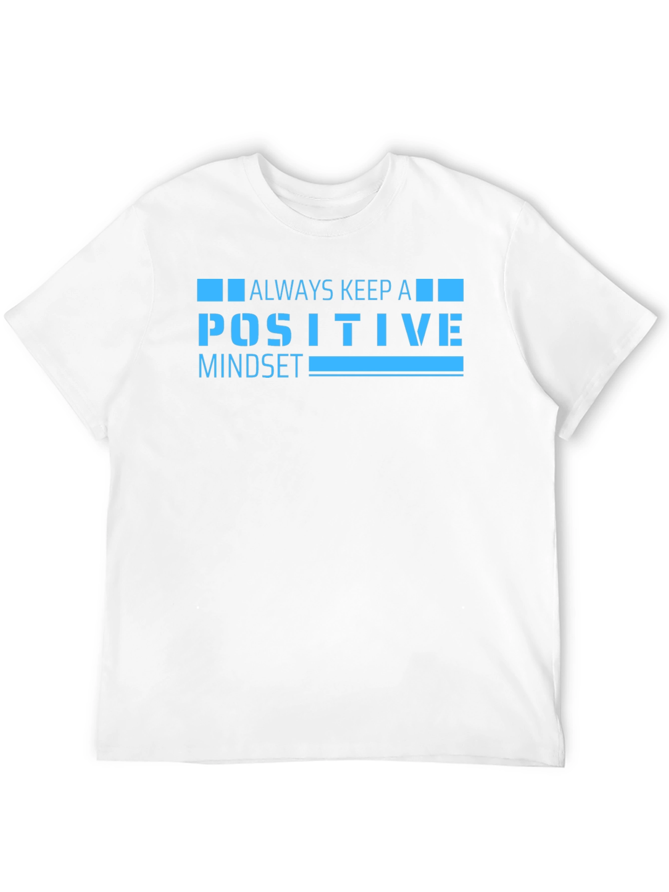 Positive Mindset Graphic Tee - Black