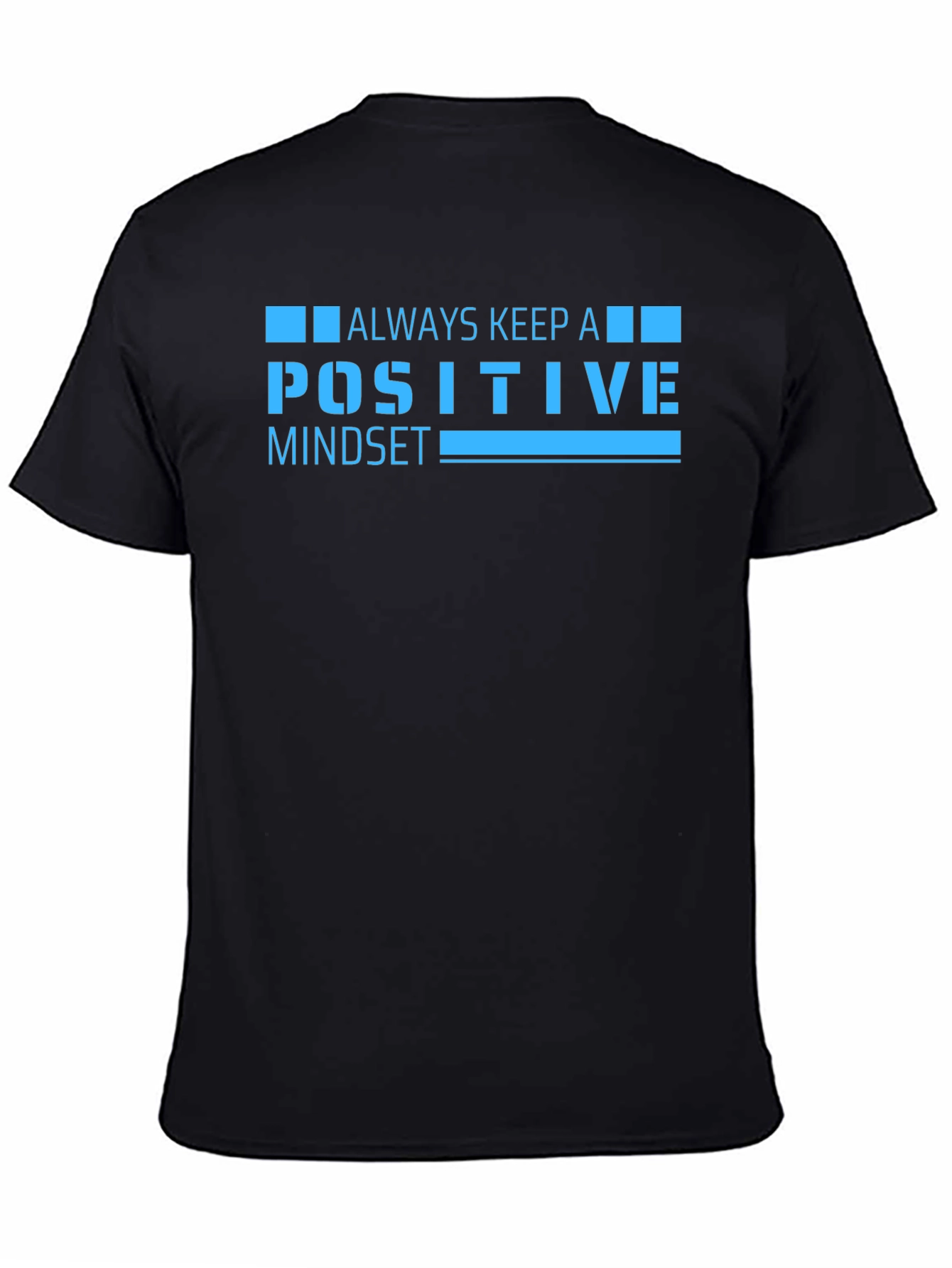 Positive Mindset Graphic Tee - Black