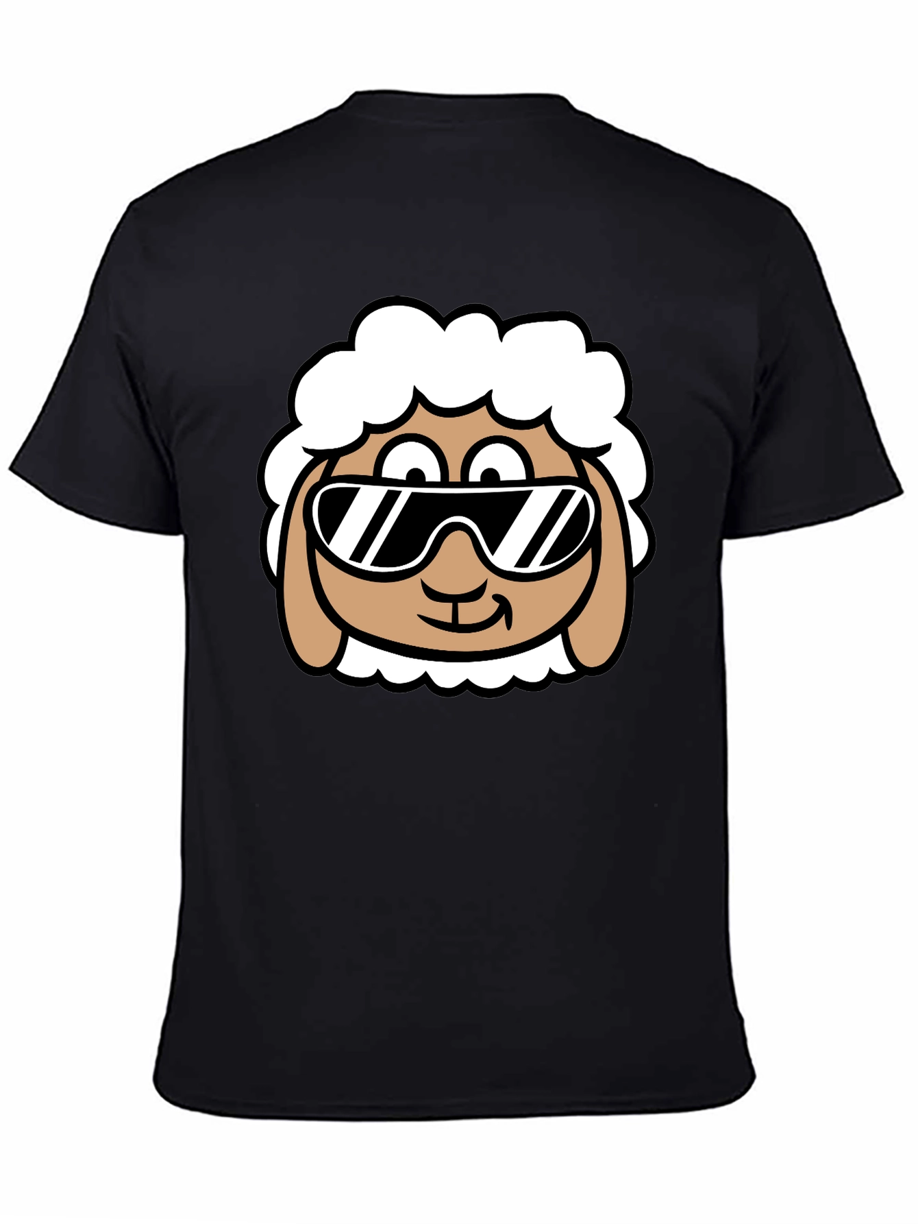 Cool Sheep T-Shirt - Black Graphic Tee