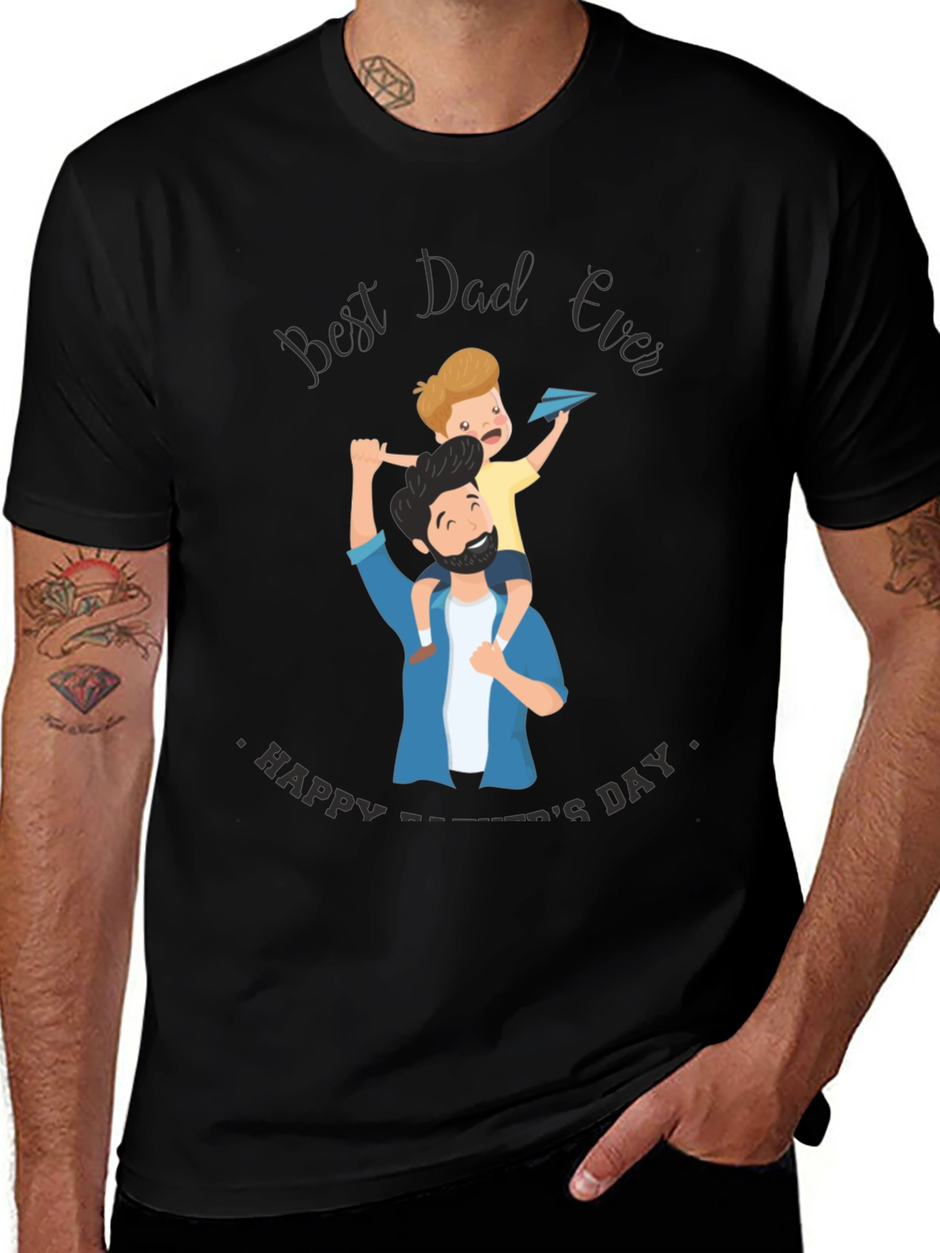 Best Dad Ever Graphic T-Shirt