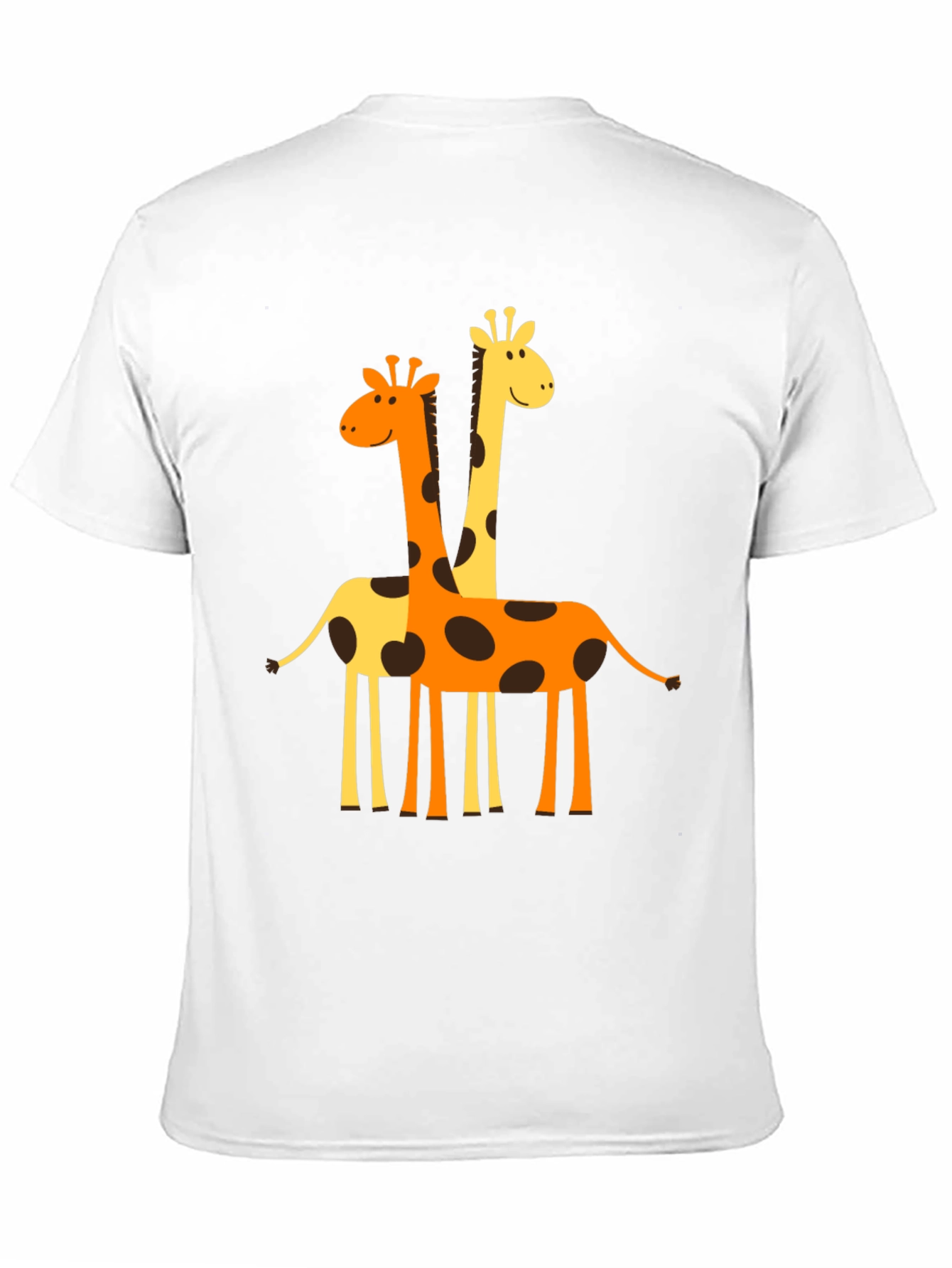 Giraffe Graphic Tee -  Mens Black T-Shirt