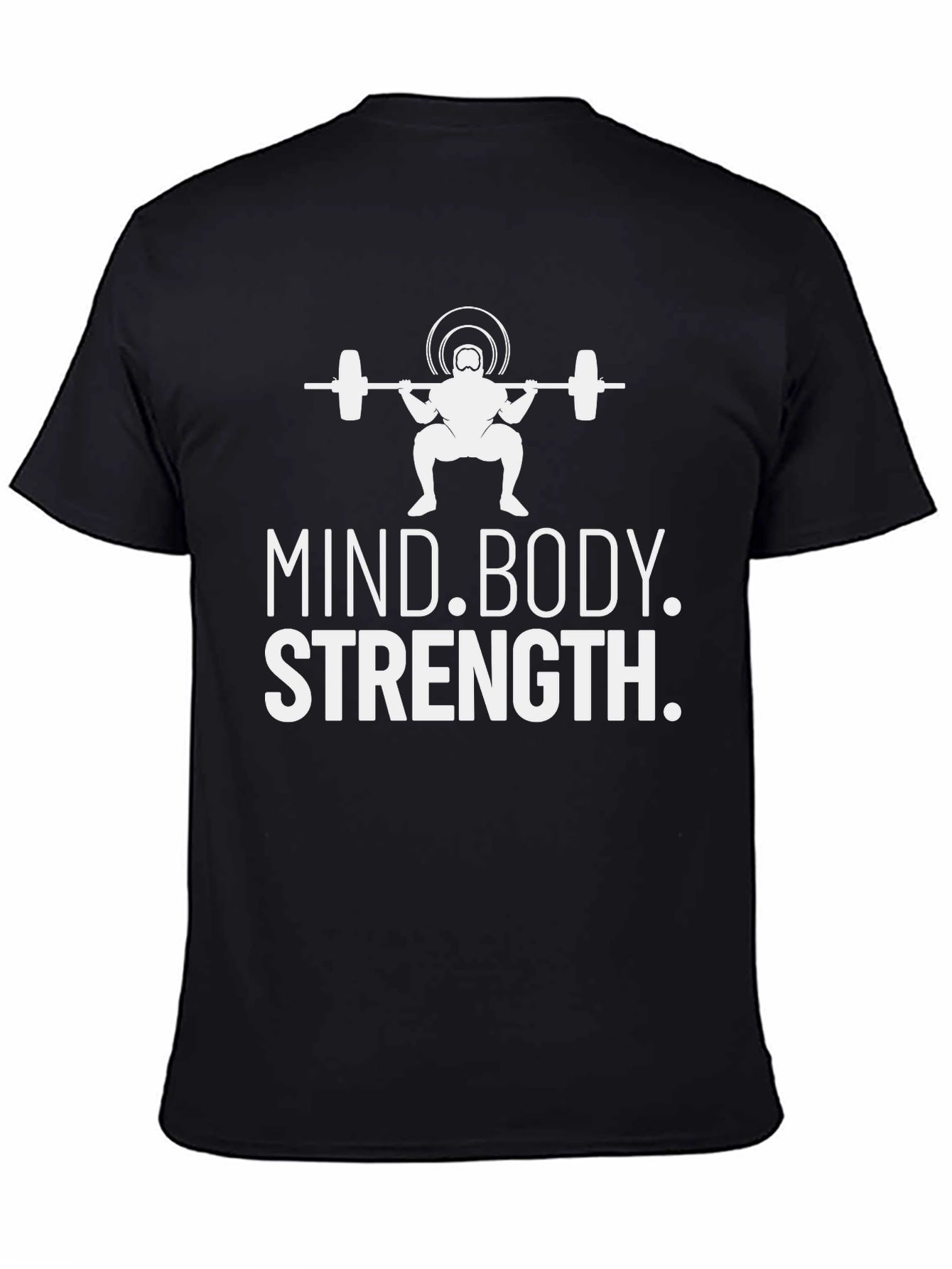 Mind Body Strength Weightlifting T-Shirt