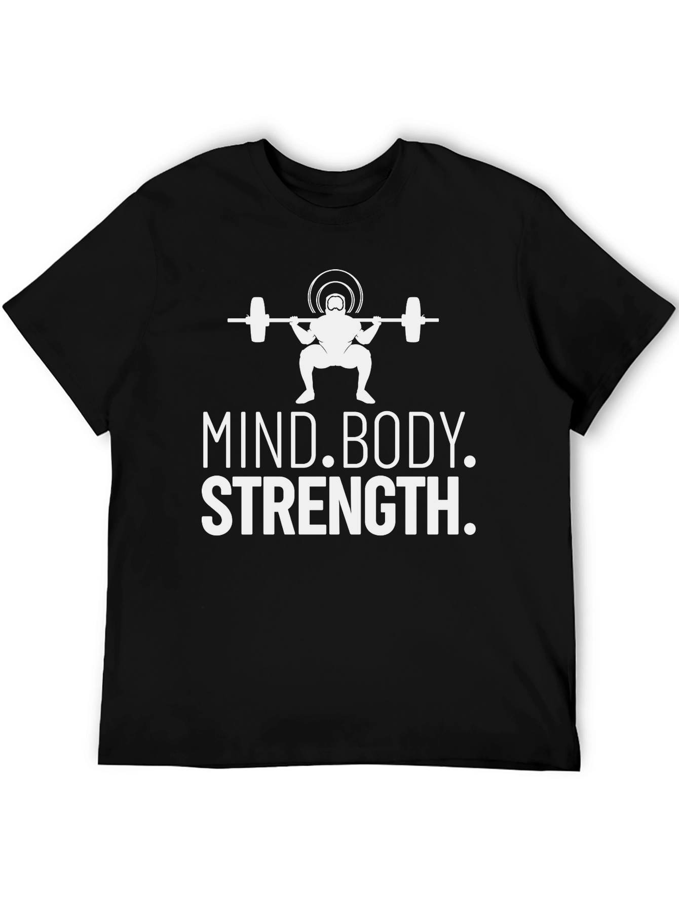 Mind Body Strength Weightlifting T-Shirt