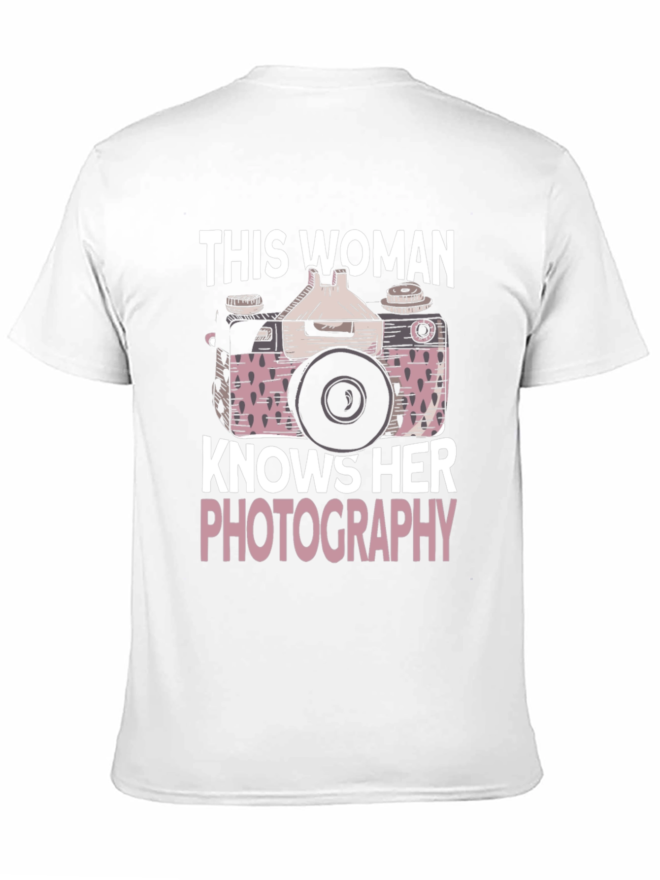 Womens Photography T-Shirt - Camera Graphic Tee