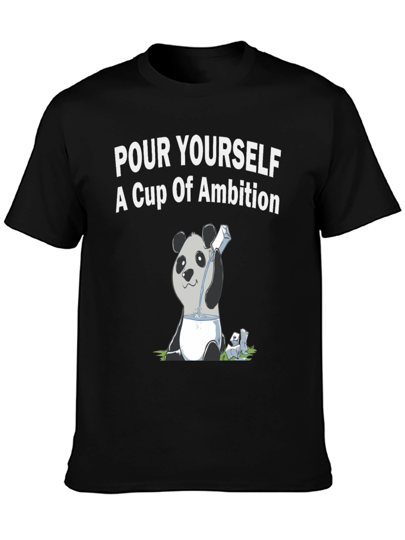 Panda Pour Yourself Ambition Graphic Tee