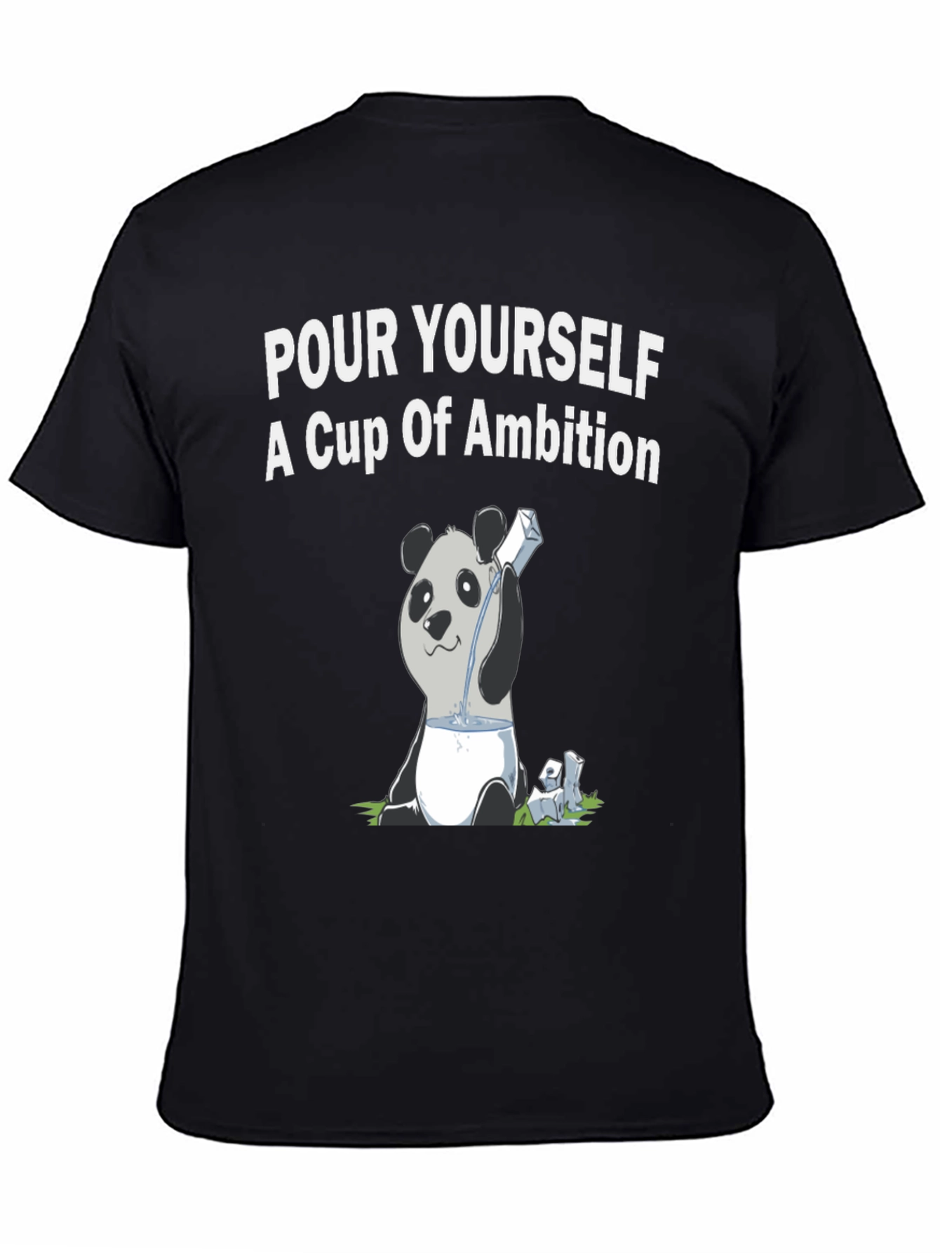 Panda Pour Yourself Ambition Graphic Tee