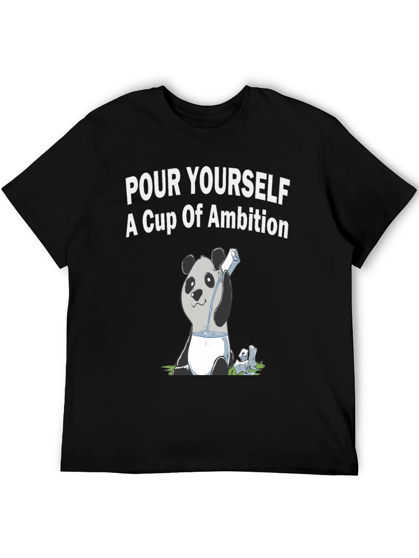 Panda Pour Yourself Ambition Graphic Tee