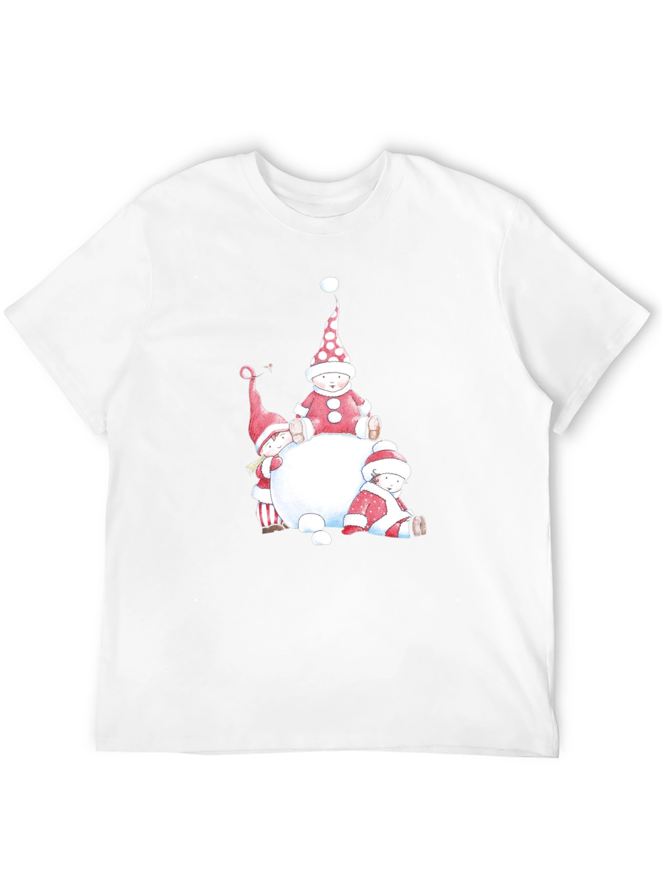 Festive Gnome Crew Neck Tee