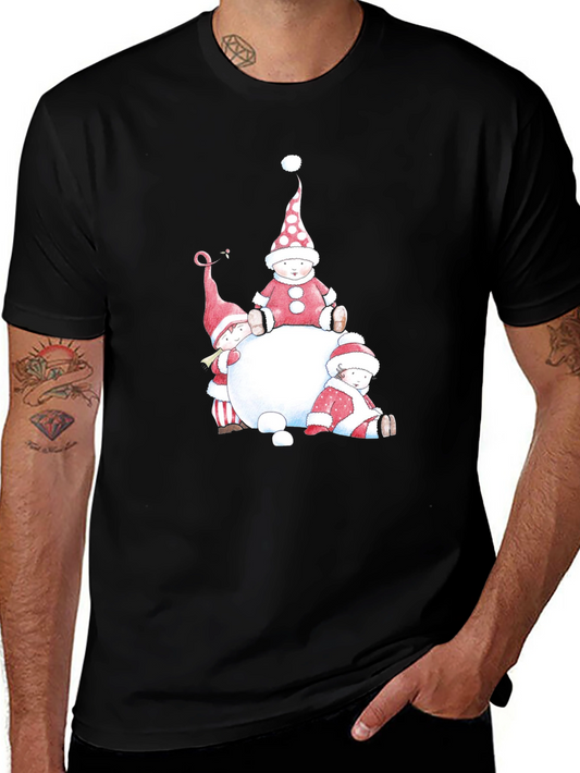 Festive Gnome Crew Neck Tee