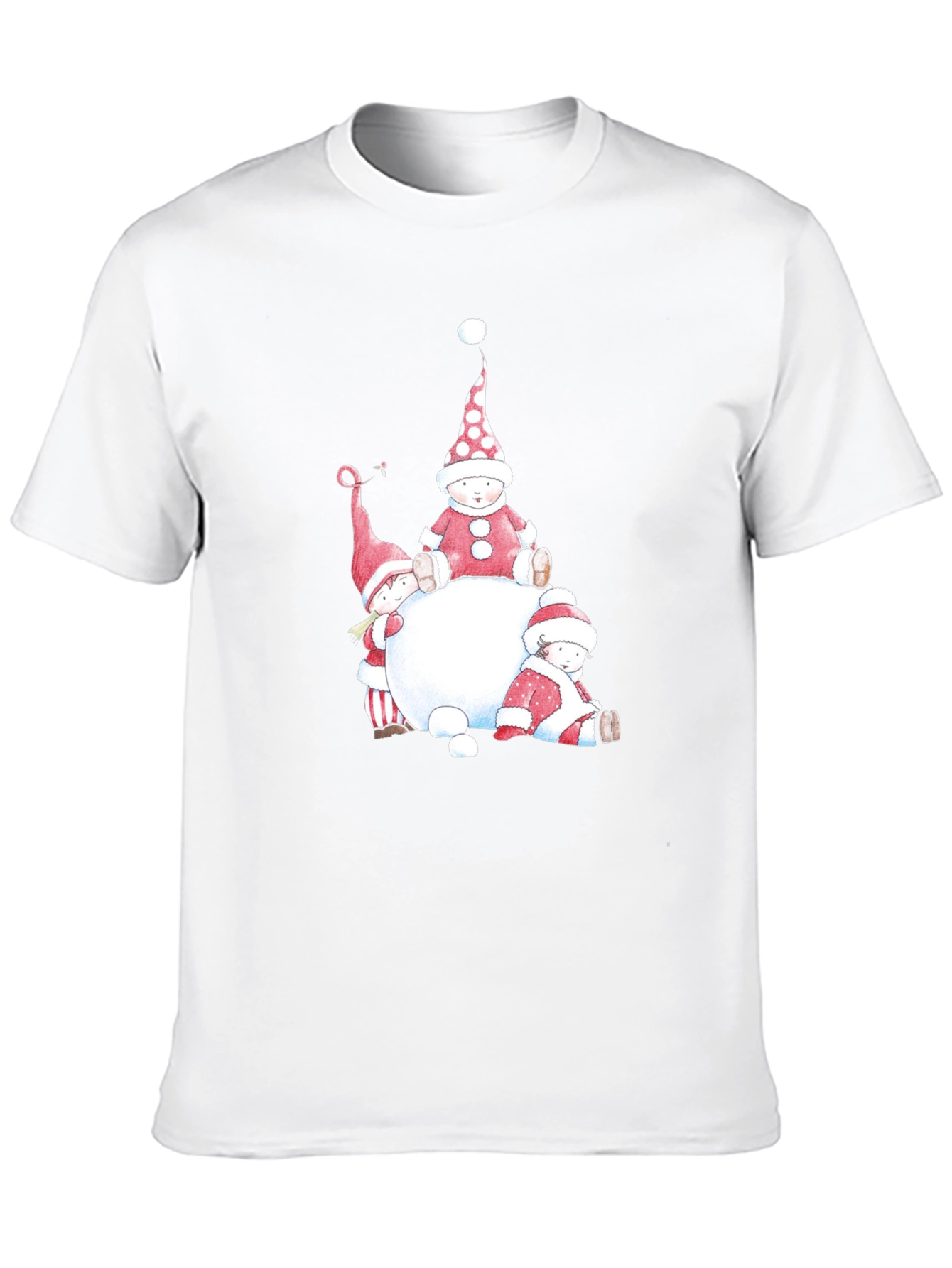 Festive Gnome Crew Neck Tee