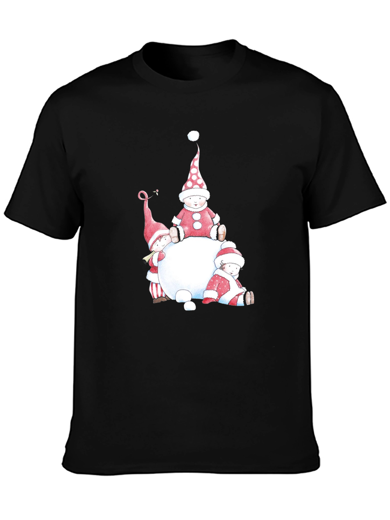 Festive Gnome Crew Neck Tee