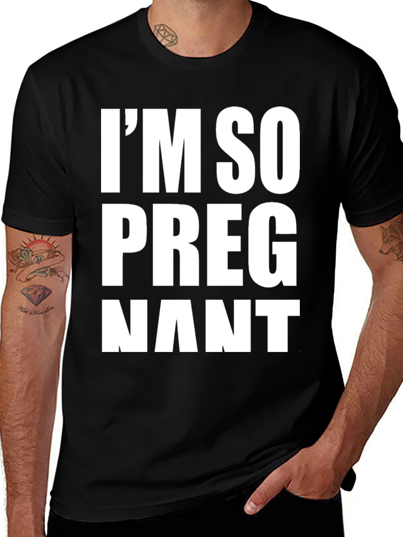 Im So Pregnant T-Shirt - Humorous Graphic Tee