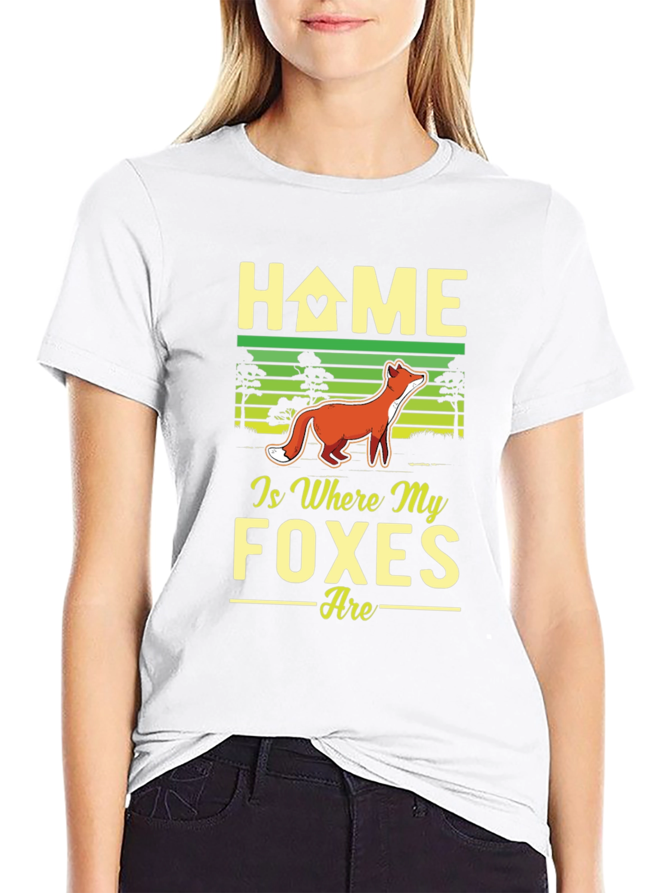 Home is Where My Foxes Are Graphic T-Shirt
