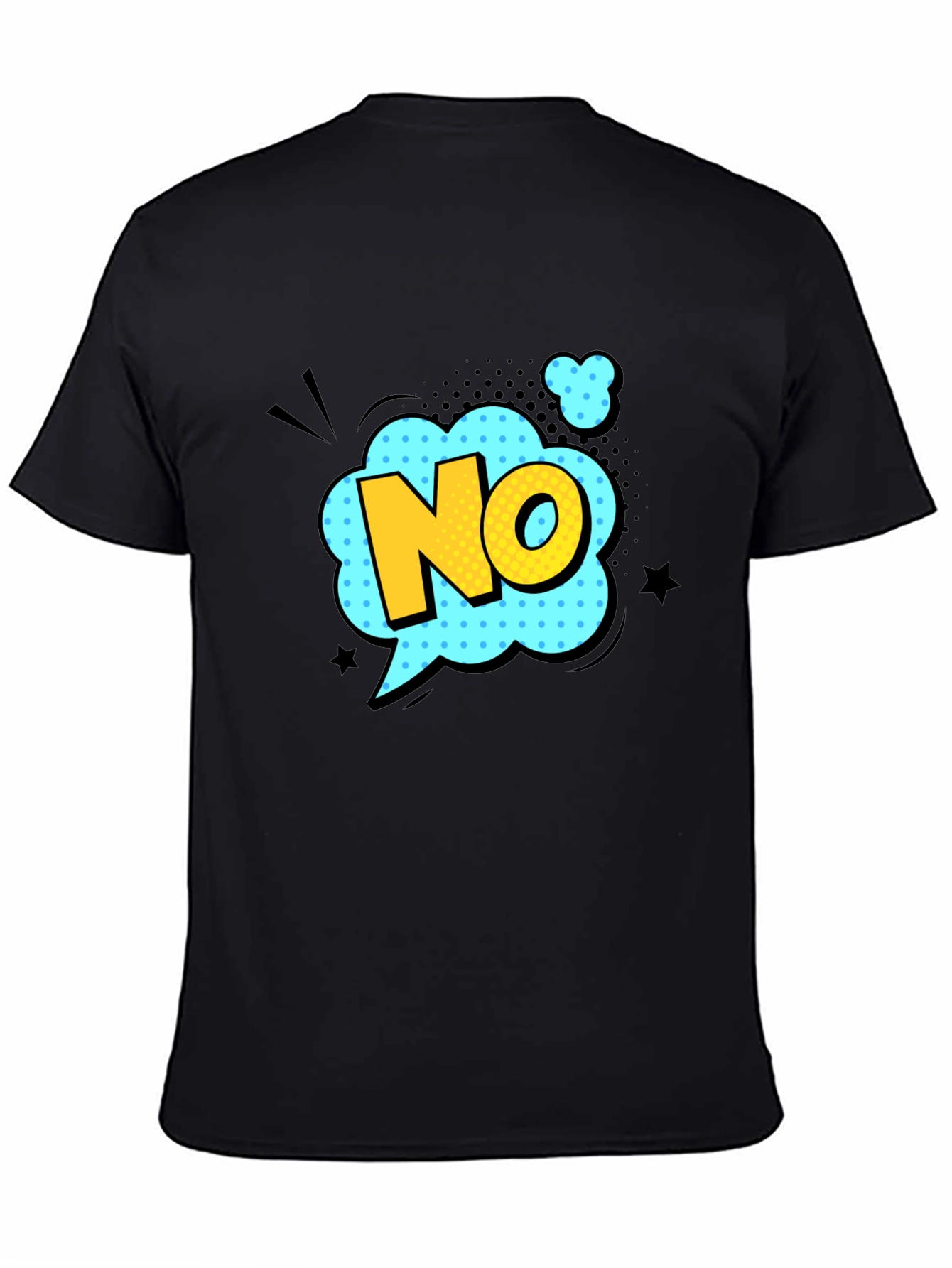 Comic Style NO Graphic T-Shirt