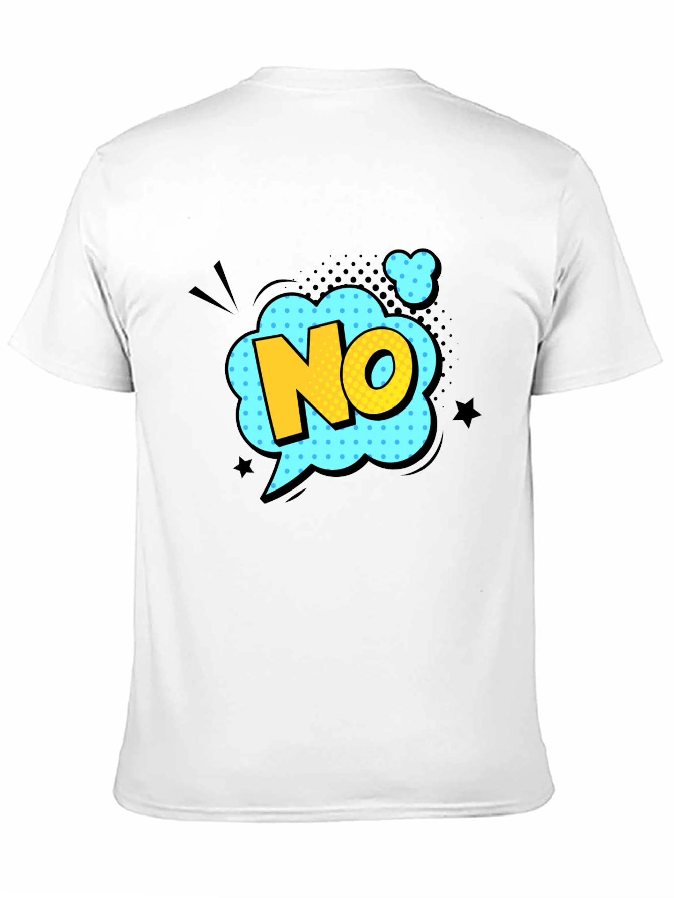 Comic Style NO Graphic T-Shirt