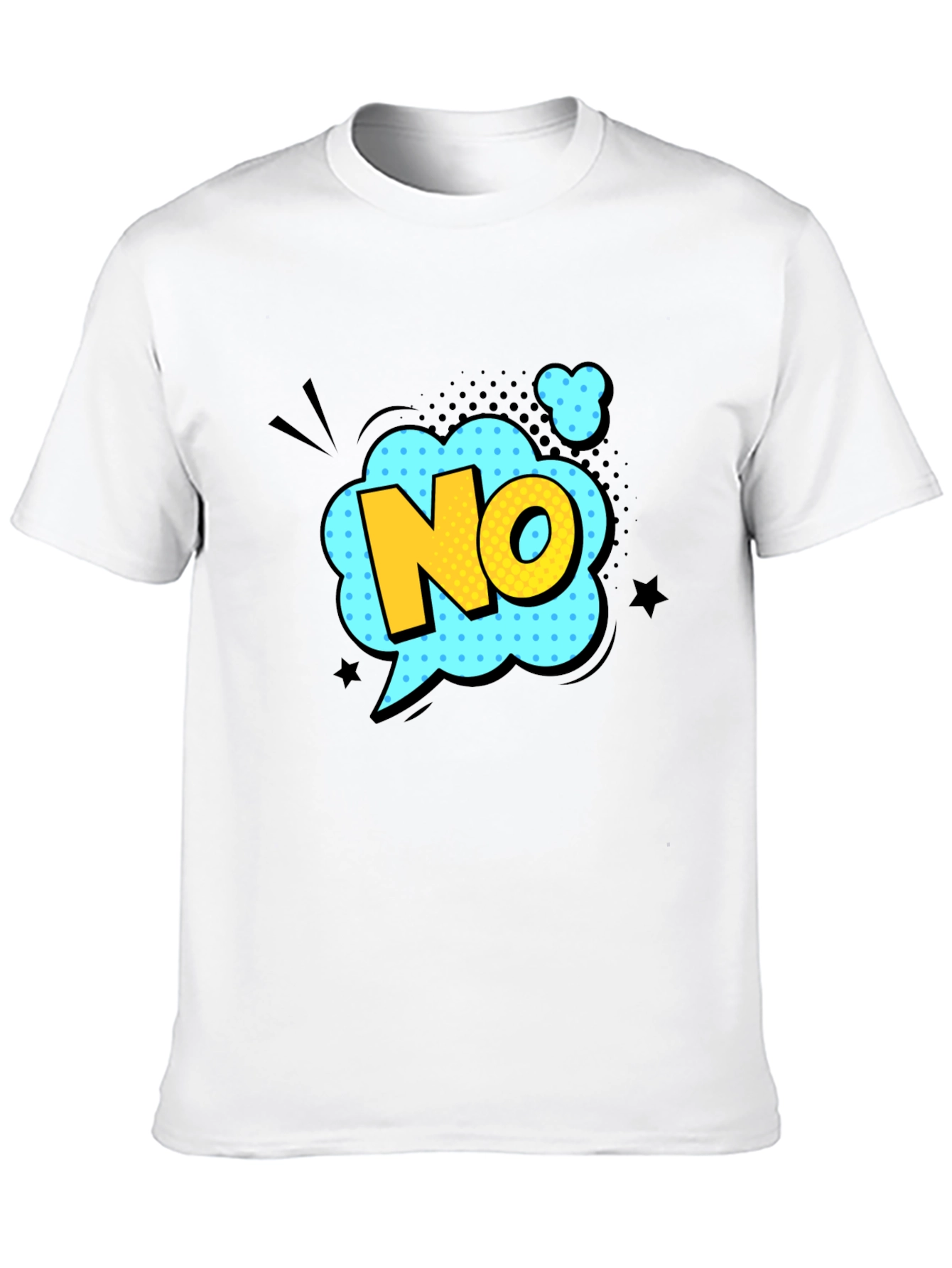 Comic Style NO Graphic T-Shirt
