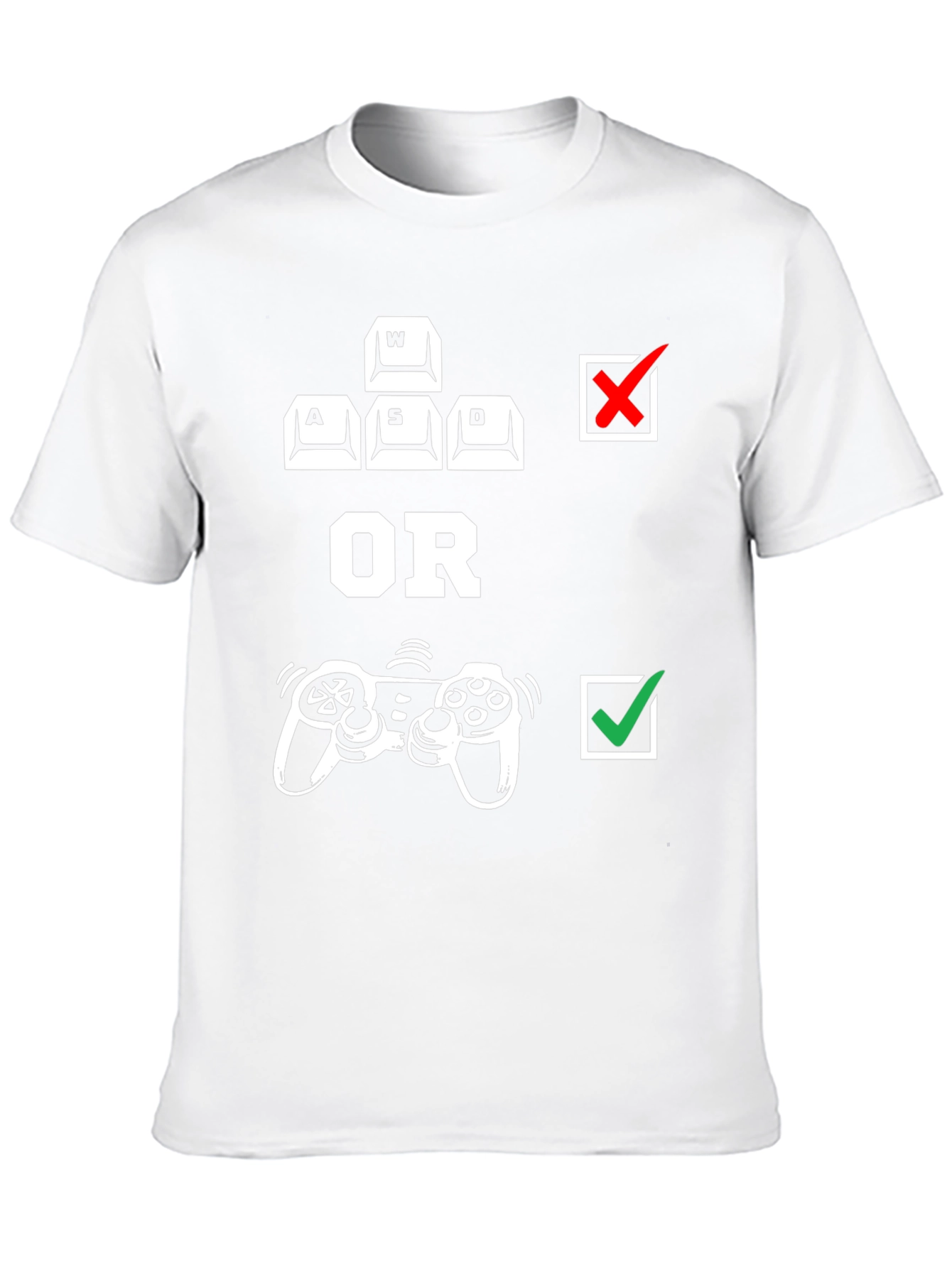 Keyboard or Controller Gamer T-Shirt