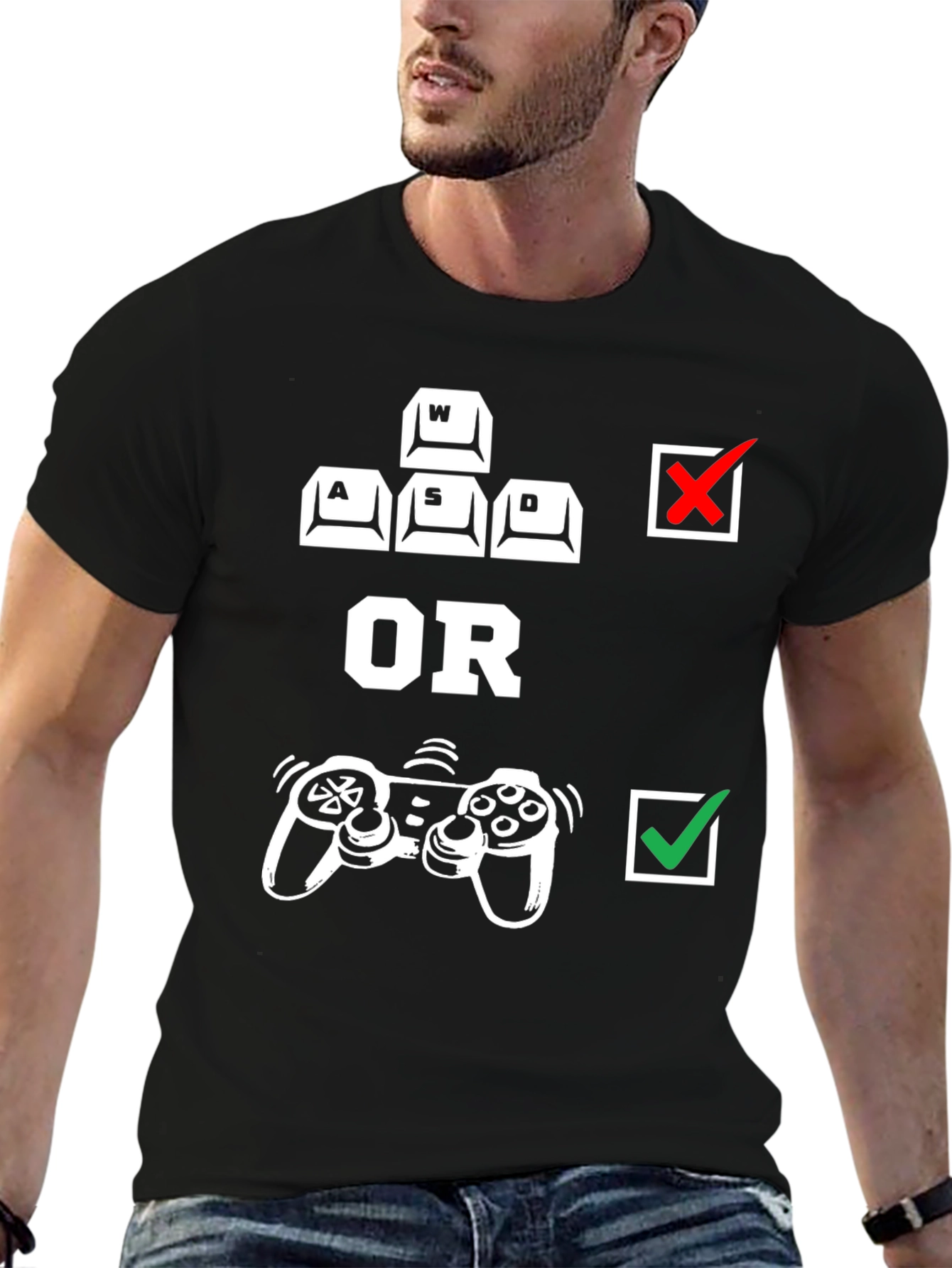 Keyboard or Controller Gamer T-Shirt