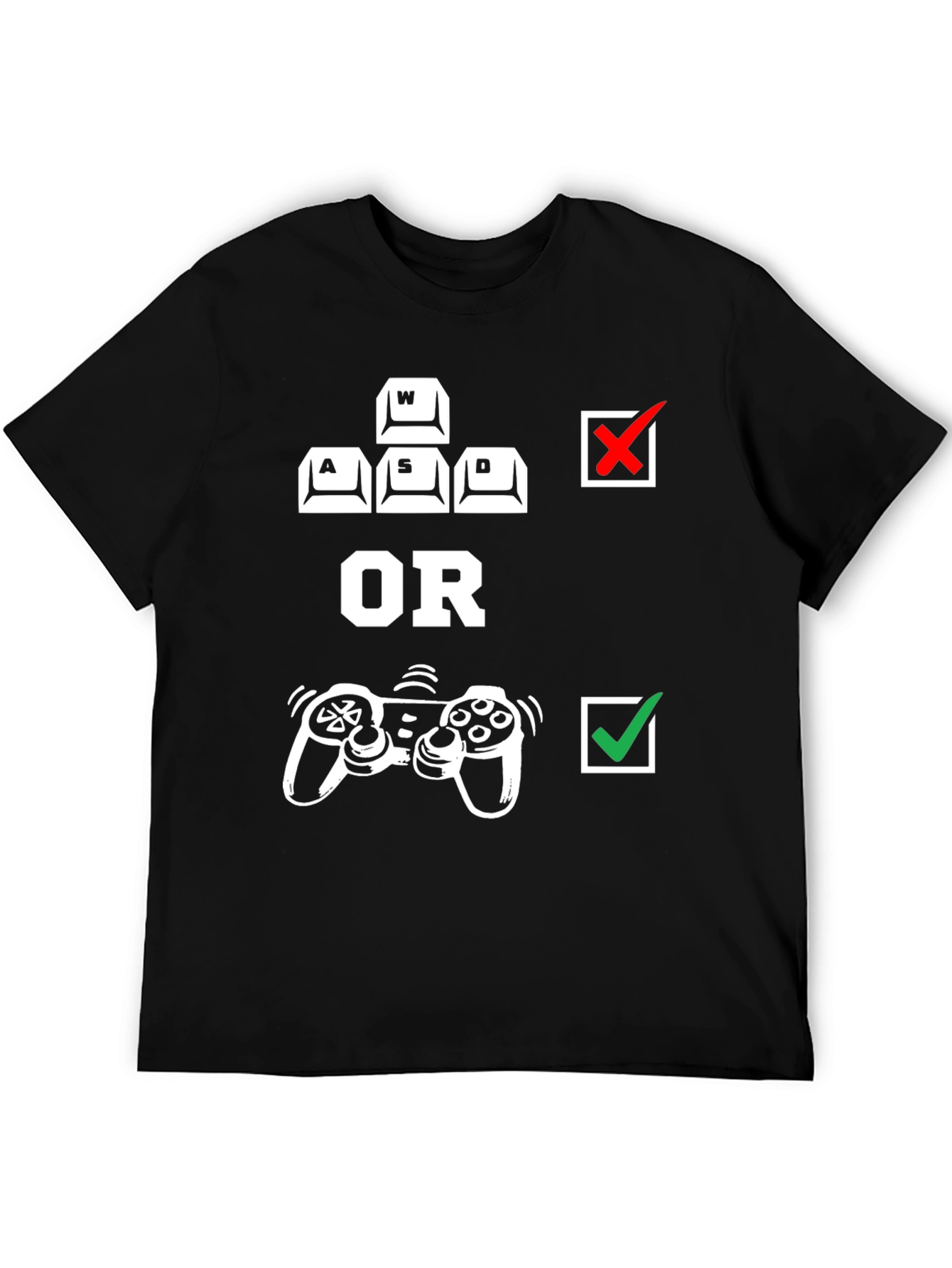 Keyboard or Controller Gamer T-Shirt