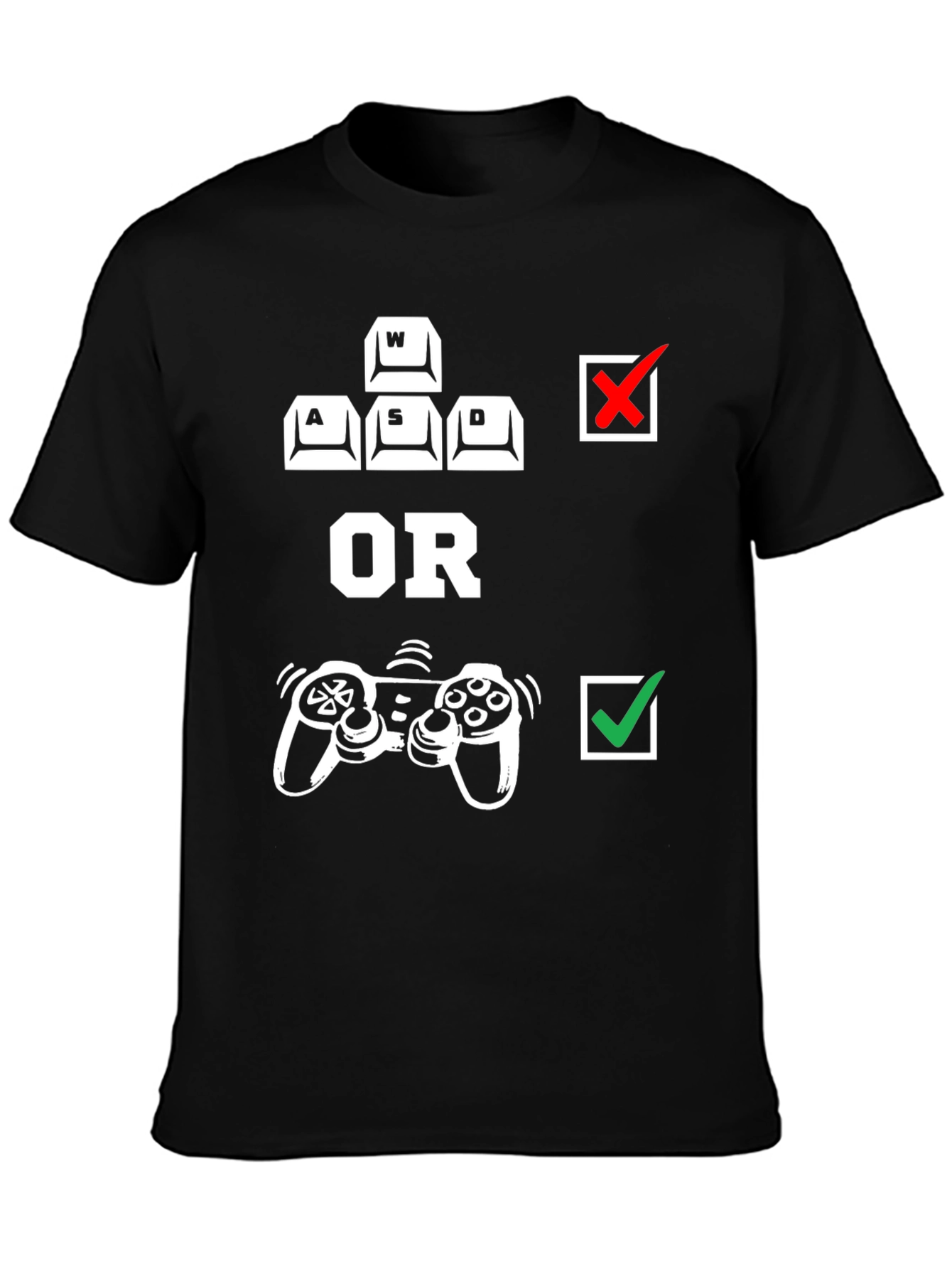 Keyboard or Controller Gamer T-Shirt