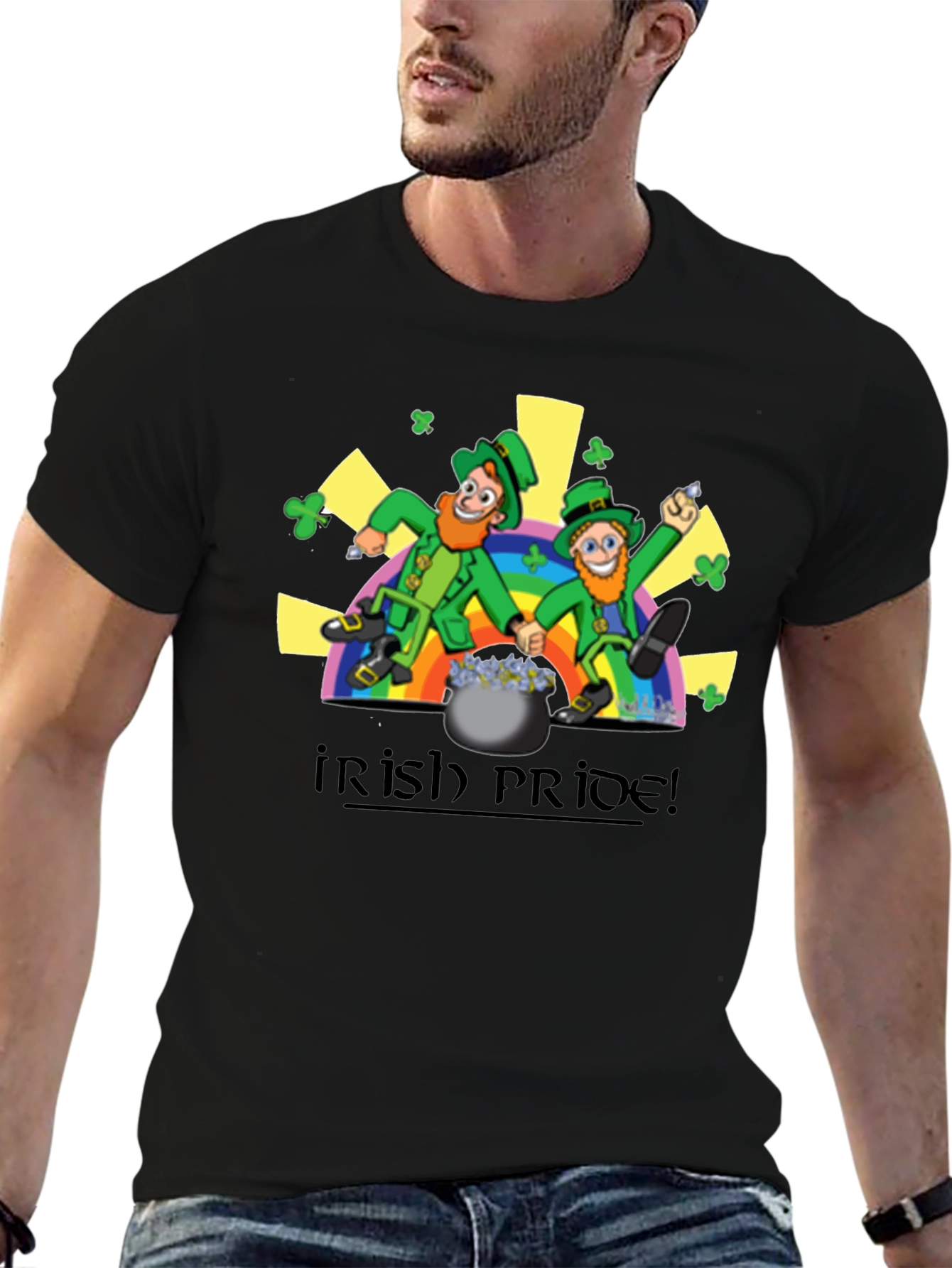 Irish Pride Leprechaun Graphic Tee