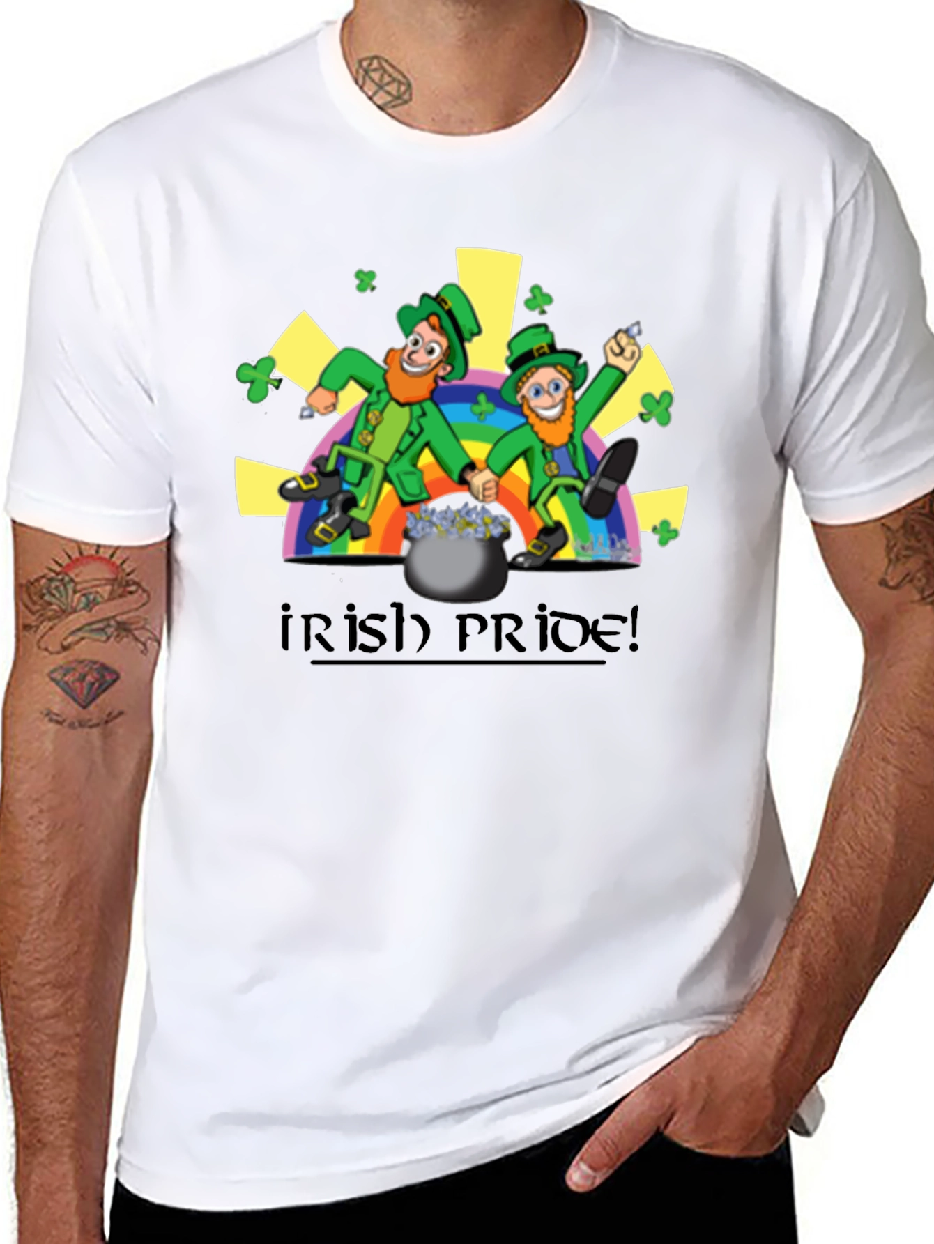 Irish Pride Leprechaun Graphic Tee
