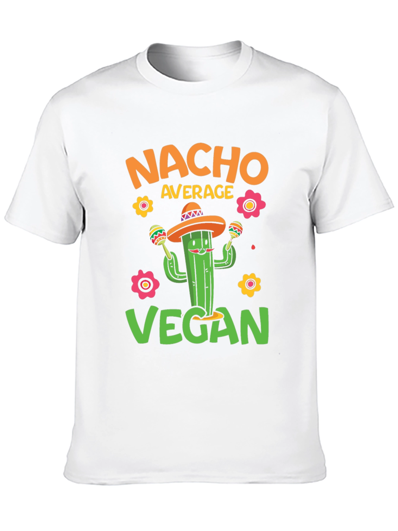 Nacho Average Vegan T-Shirt - Cactus Graphic Tee