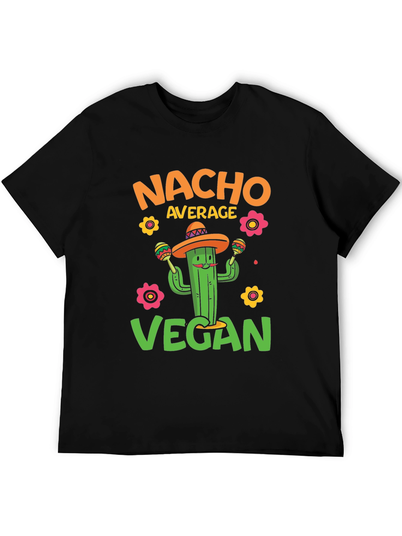 Nacho Average Vegan T-Shirt - Cactus Graphic Tee