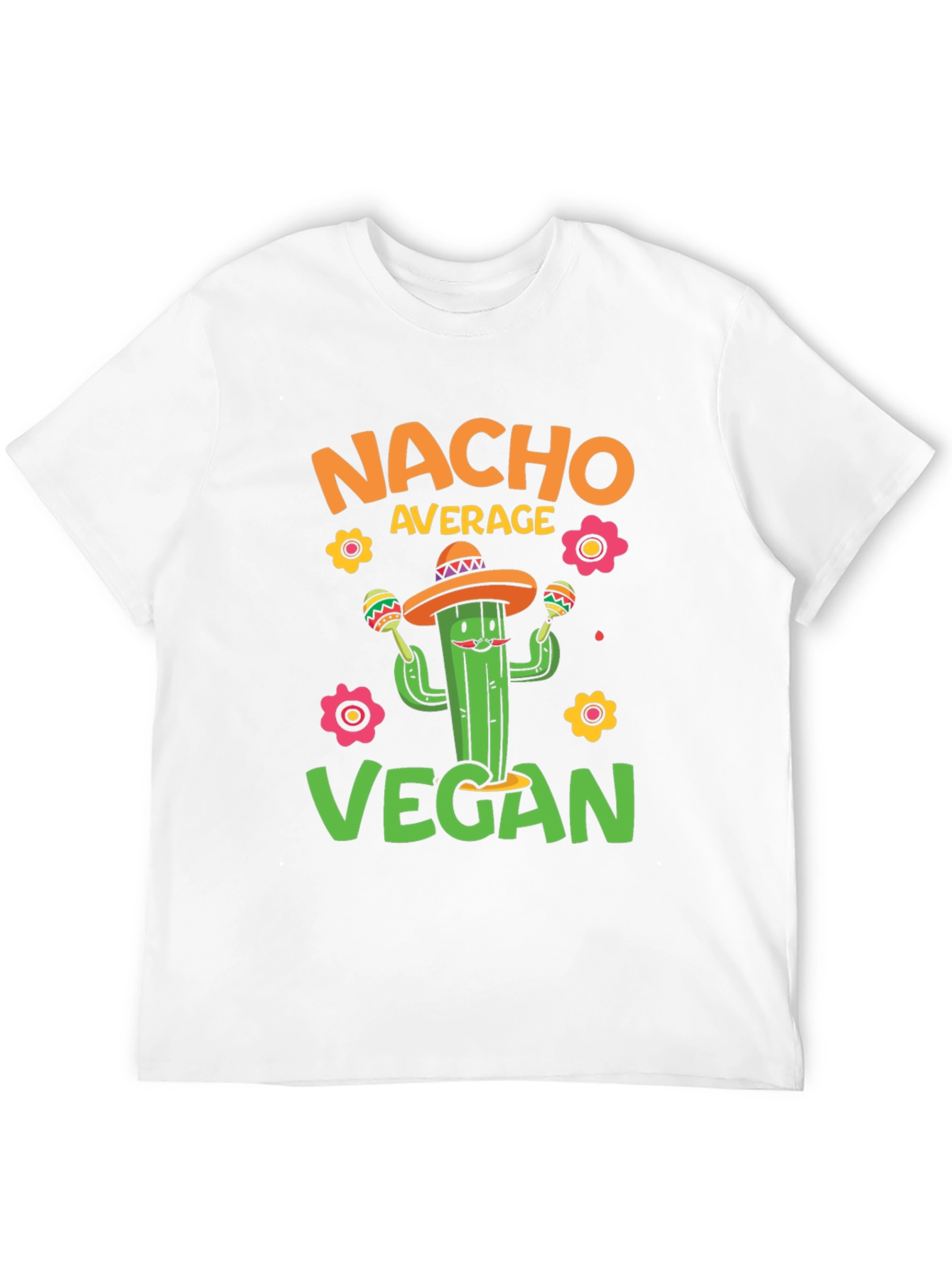 Nacho Average Vegan T-Shirt - Cactus Graphic Tee