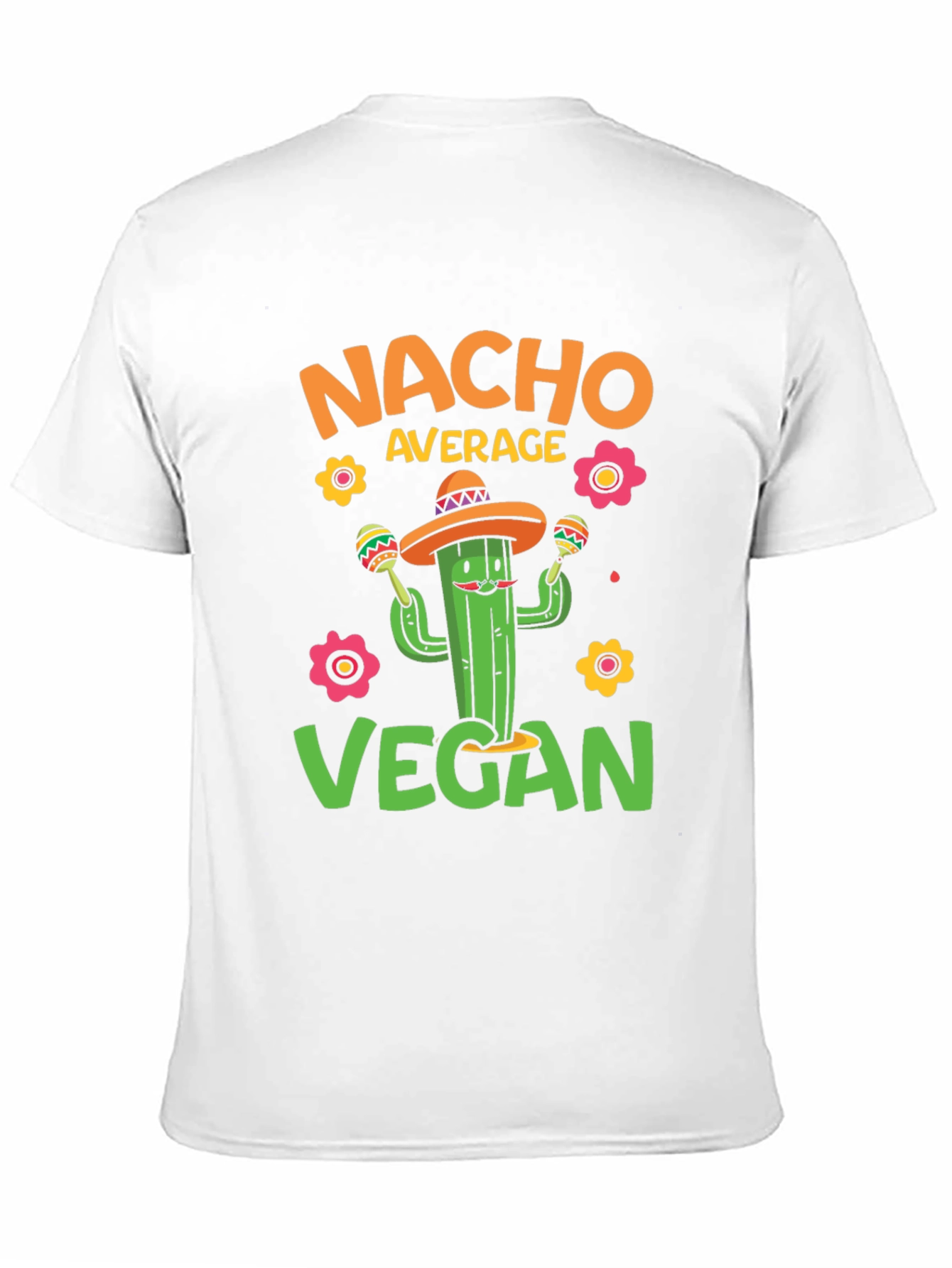 Nacho Average Vegan T-Shirt - Cactus Graphic Tee