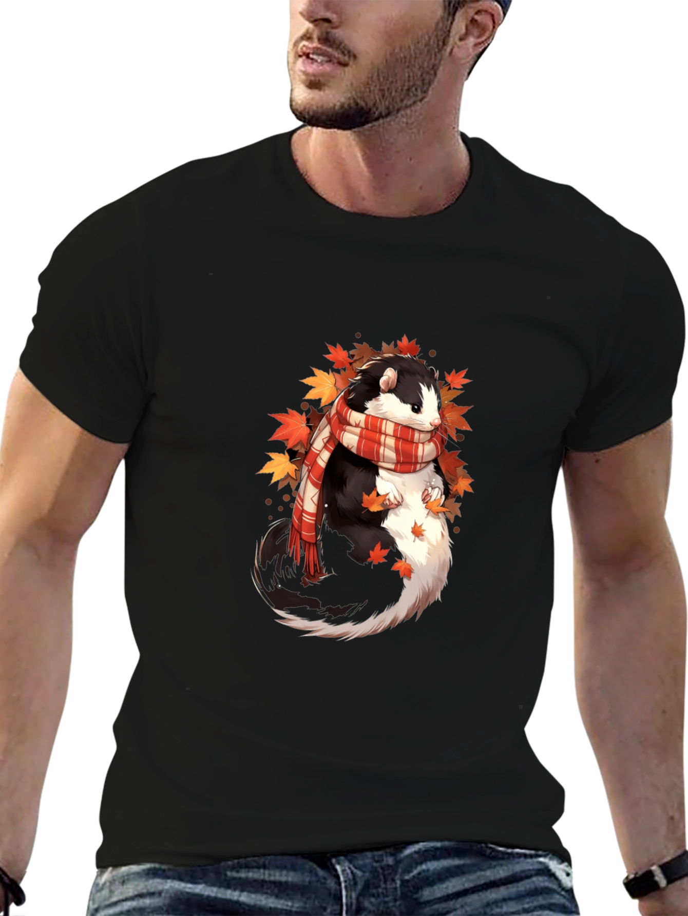 Whimsical Otter Fall T-Shirt